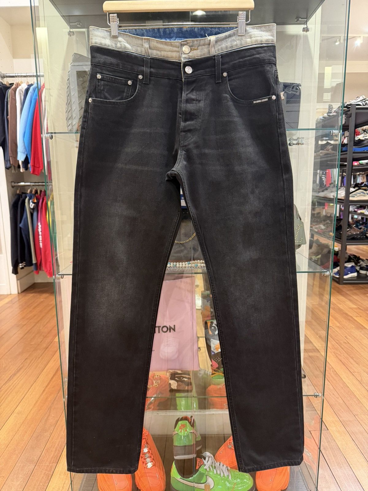 Vetements Vetements Double Waisted Denim Jeans Size US 31 - 1 Thumbnail