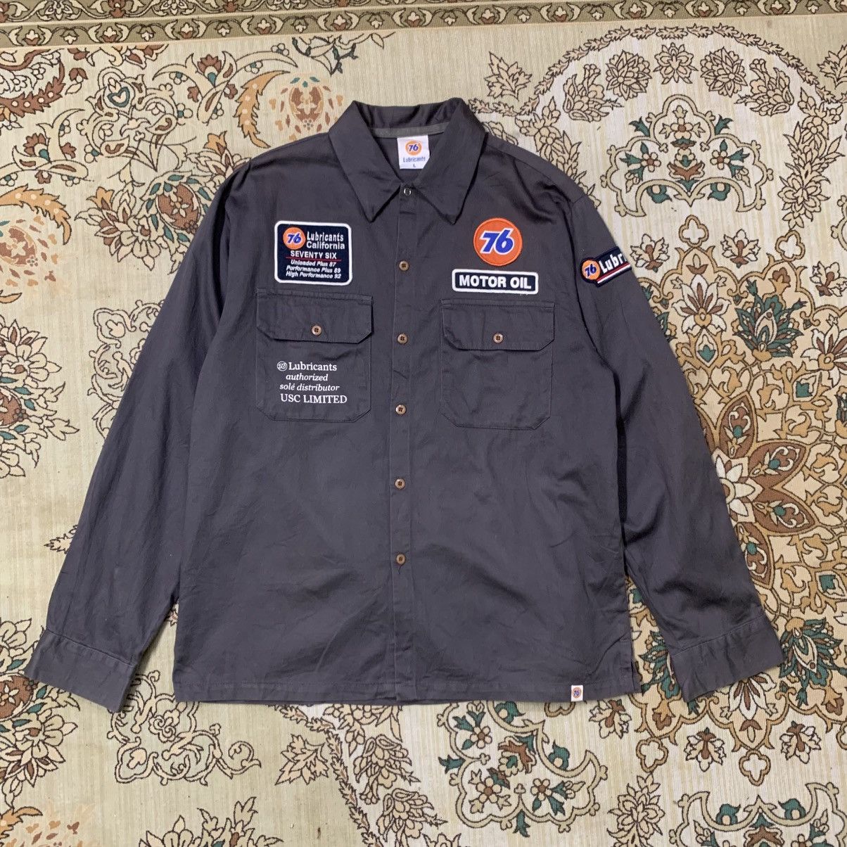 Vintage VINTAGE 76 LUBRICANT WORKSHIRT Size US L / EU 52-54 / 3 - 1 Thumbnail