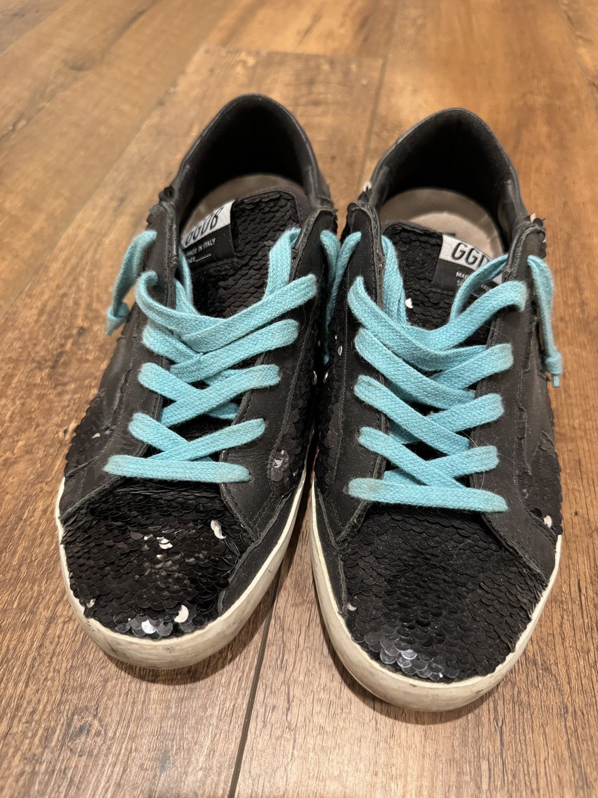 Golden Goose Golden Goose Sequined Superstars Size US 8 / IT 38 - 2 Thumbnail