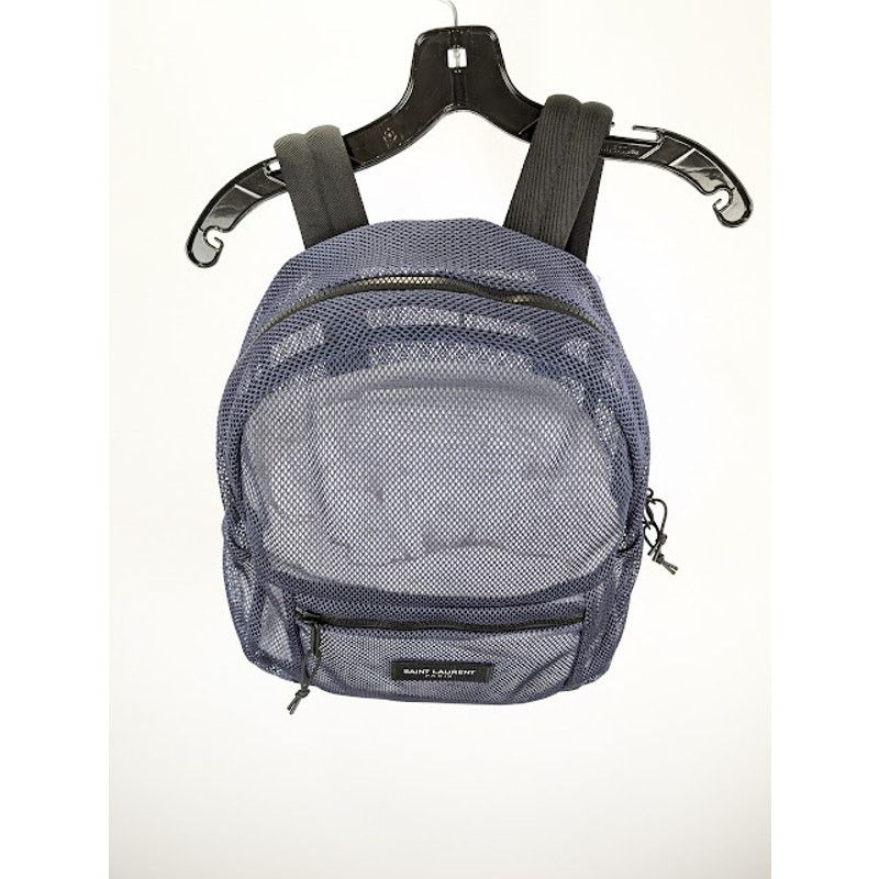 Saint Laurent Paris o1rshd1 Size: OS / SLP Backpack in Mesh & Nylon in Purple Size ONE SIZE - 3 Thumbnail