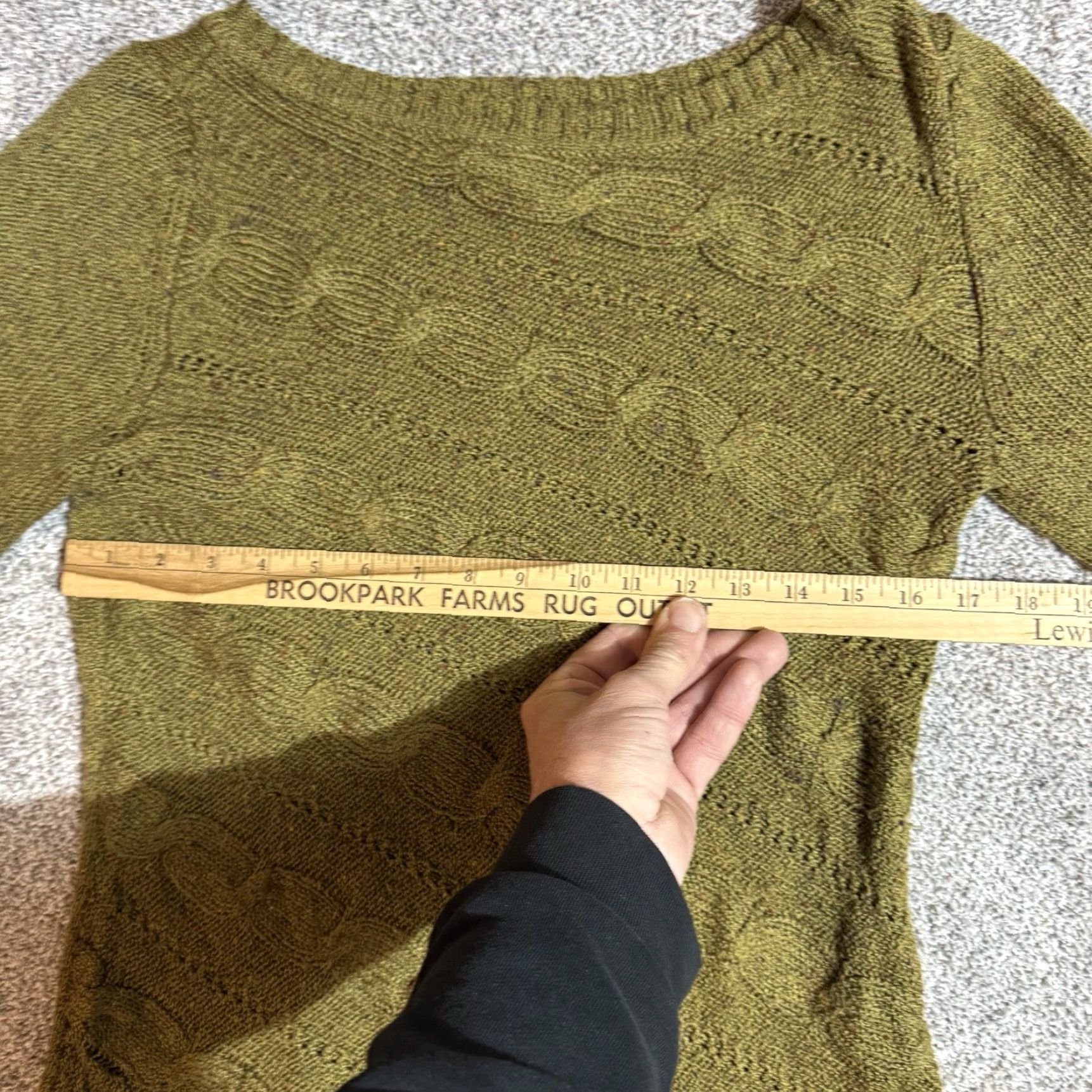 Vintage Cato Sweater Women Medium Asymmetrical Grunge Witchy Textured Knit Edgy Pullover Size M / US 6-8 / IT 42-44 - 3 Thumbnail