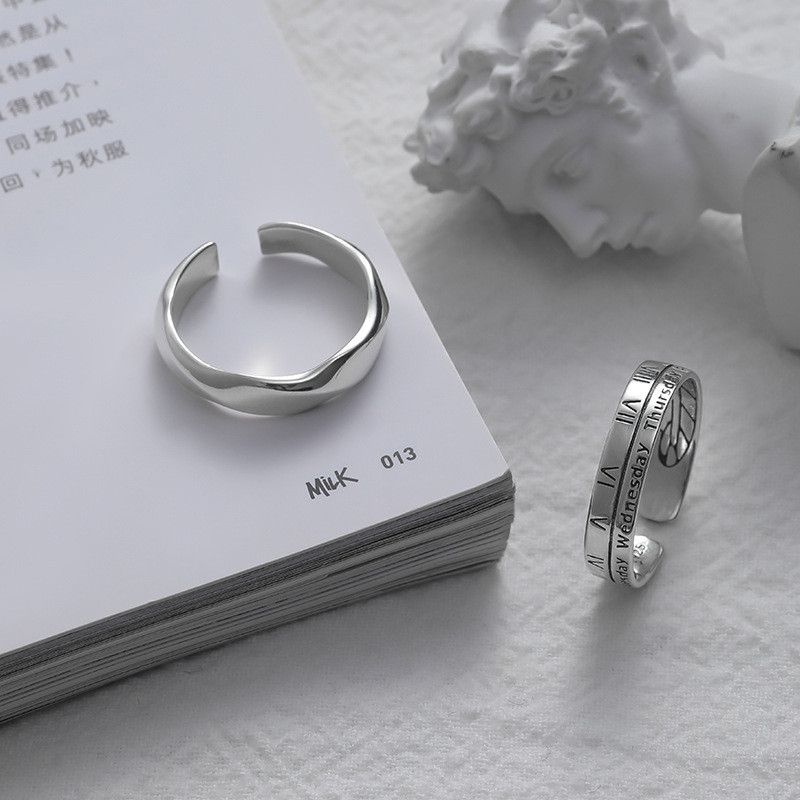 Jewelry Modern Jewelry Rings Open Size Chrome Ring (Size 7-13) Size ONE SIZE - 2 Thumbnail