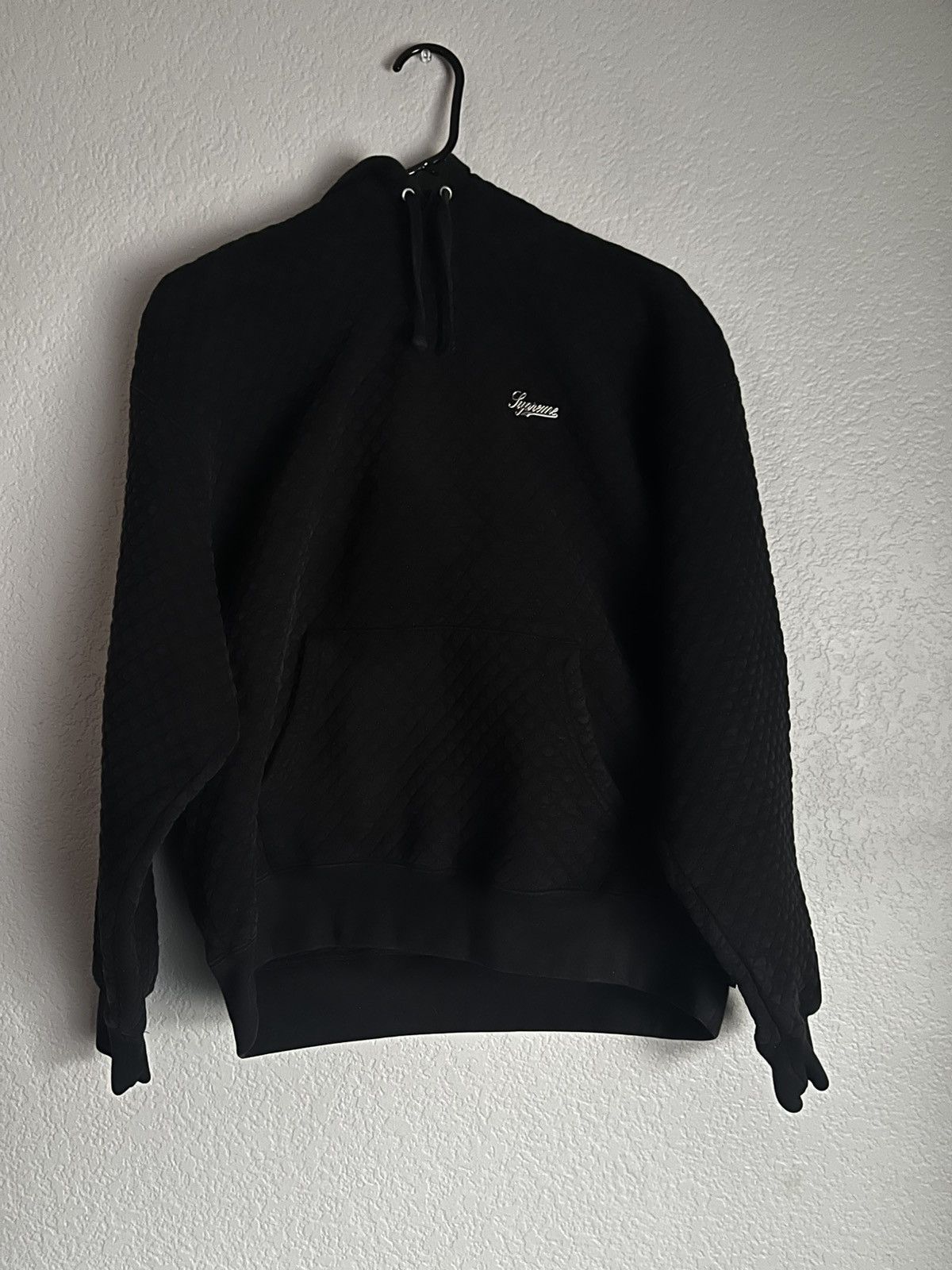Supreme Supreme Black hoodie with silver Plate Logo Size US M / EU 48-50 / 2 - 1 Thumbnail