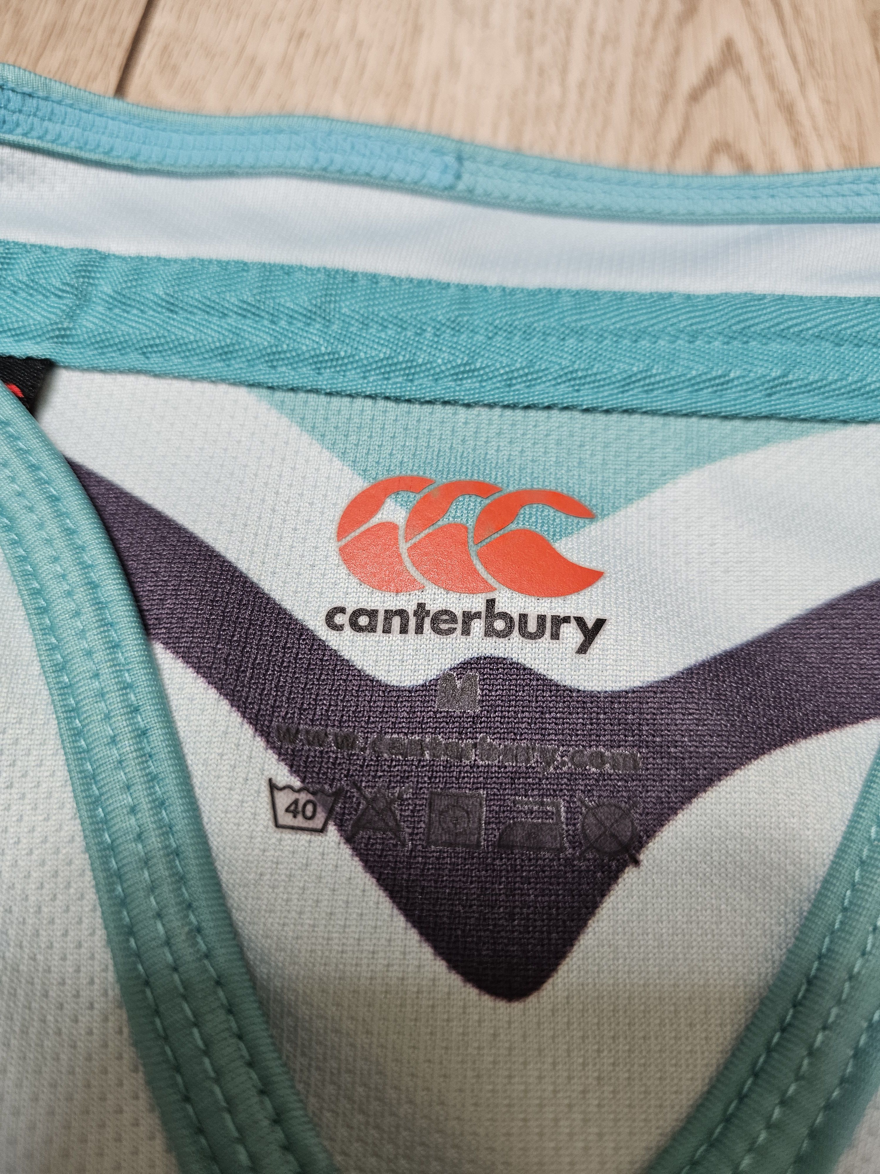 Cotton Traders LEICESTER TIGERS RUGBY JERSEY 2012 AWAY ENGLAND RUGBY JERSEY Size US M / EU 48-50 / 2 - 5 Thumbnail