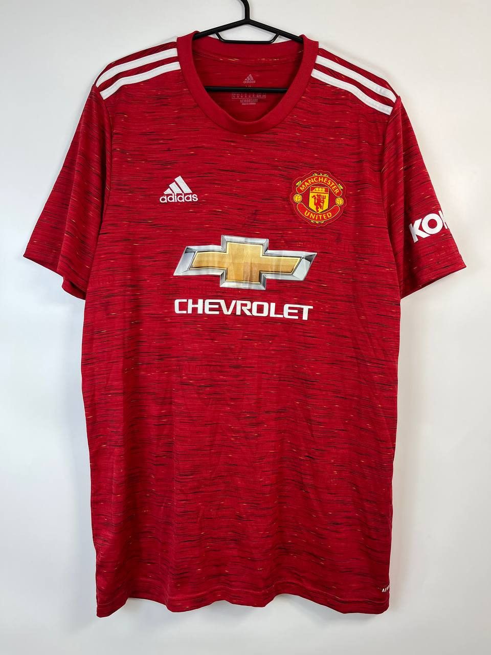 Adidas MANCHESTER UNITED 2020 2021 HOME SHIRT ADIDAS GC7958 SIZE XL Size US XL / EU 56 / 4 - 1 Thumbnail