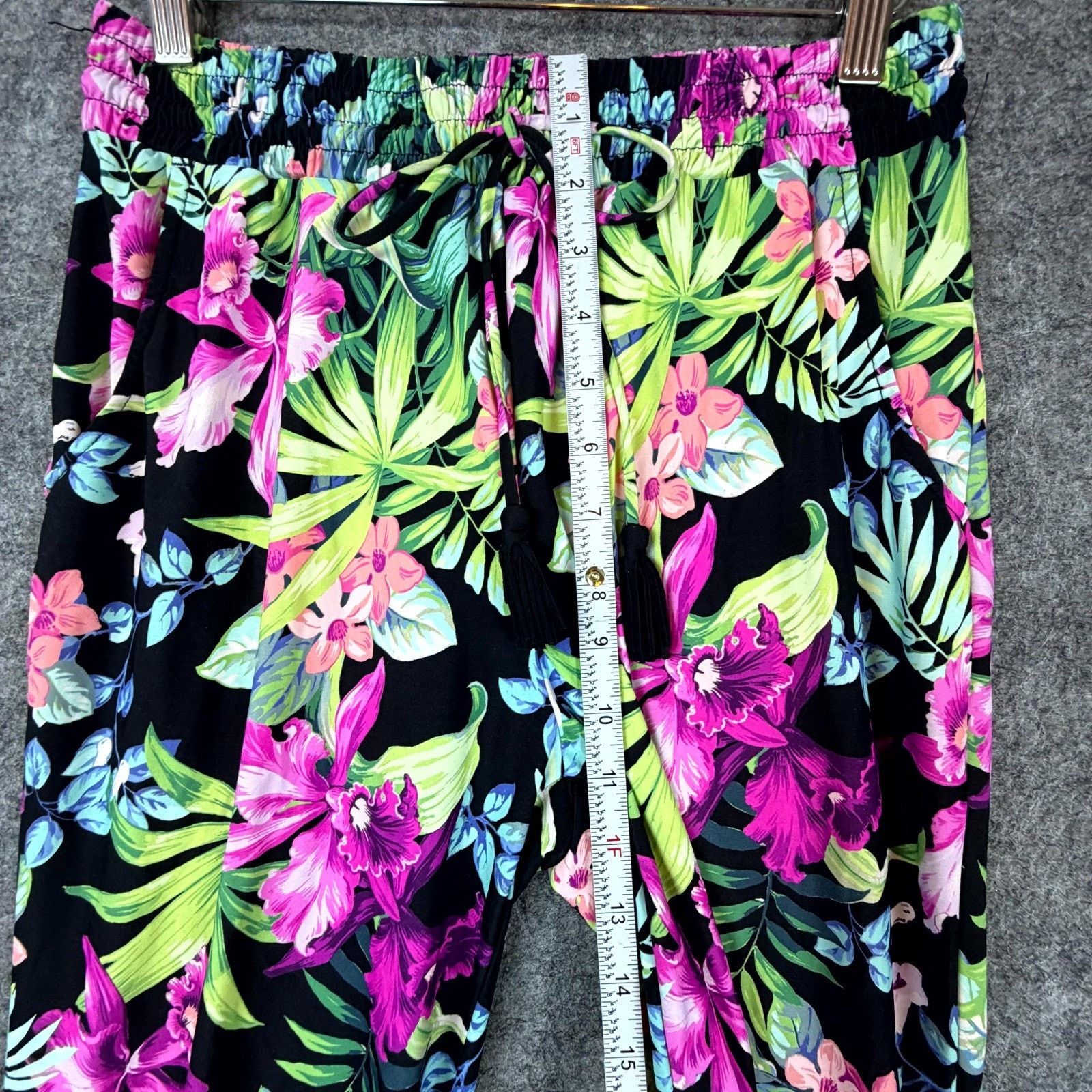 Tommy Bahama Tommy Bahama Joggers Womens Small Tropical Hawaiian Dopamine Size 26" / US 2 / IT 38 - 7 Thumbnail