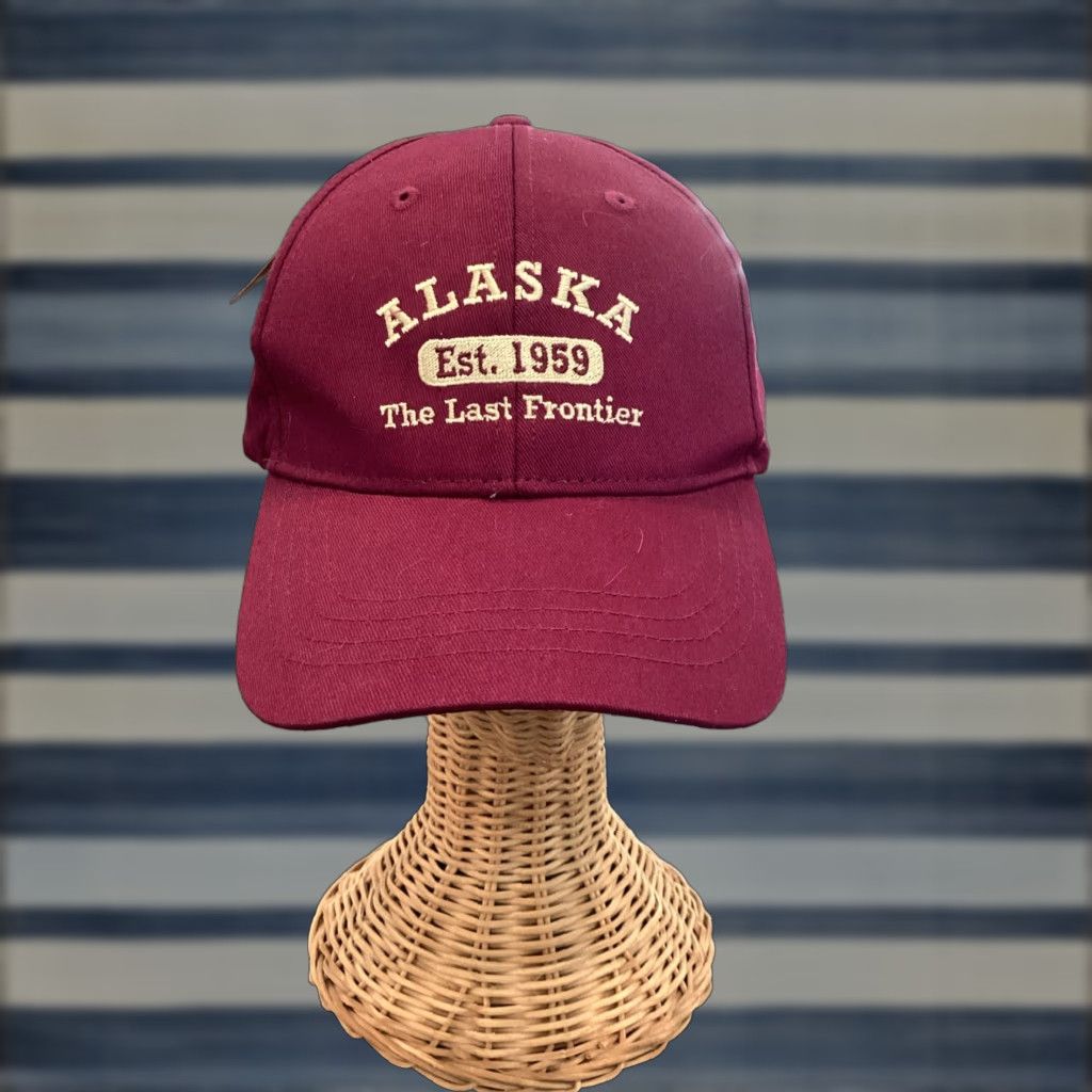 Vintage ALASKA 1959 Red Adjustable Snapback Baseball Cap Men Size ONE SIZE - 1 Thumbnail