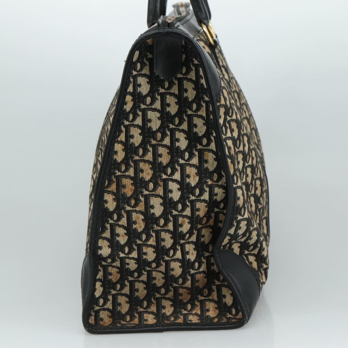 Dior DIOR Trotter Canvas Boston Bag Navy Size ONE SIZE - 5 Thumbnail