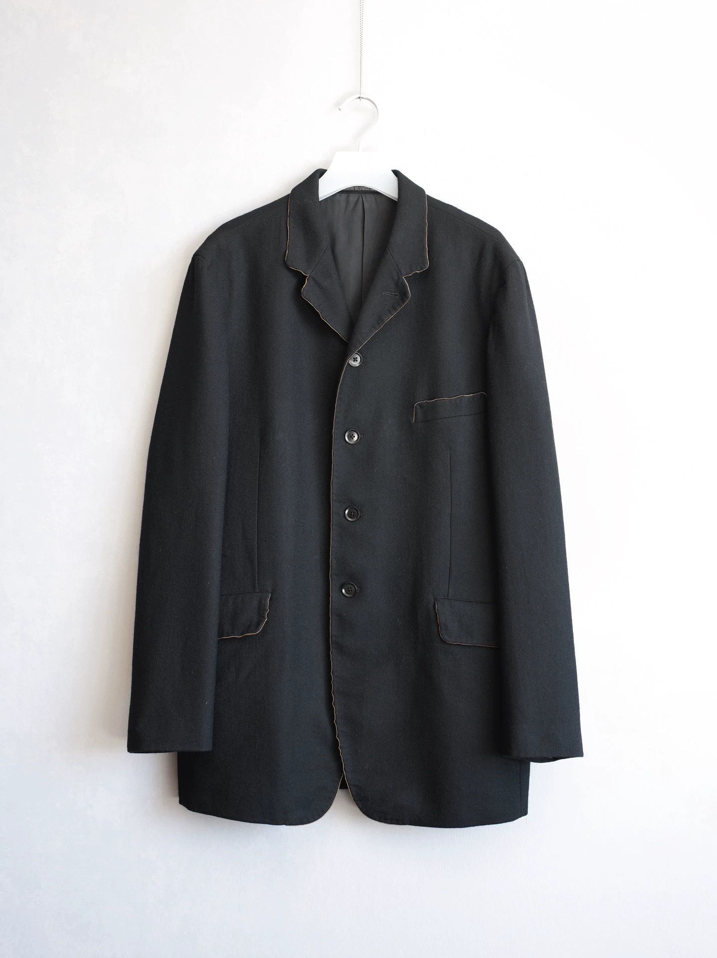 Yohji Yamamoto Yohji Yamamoto 00AW Handmade Gold Beaded Jacket Size US M / EU 48-50 / 2 - 2 Thumbnail