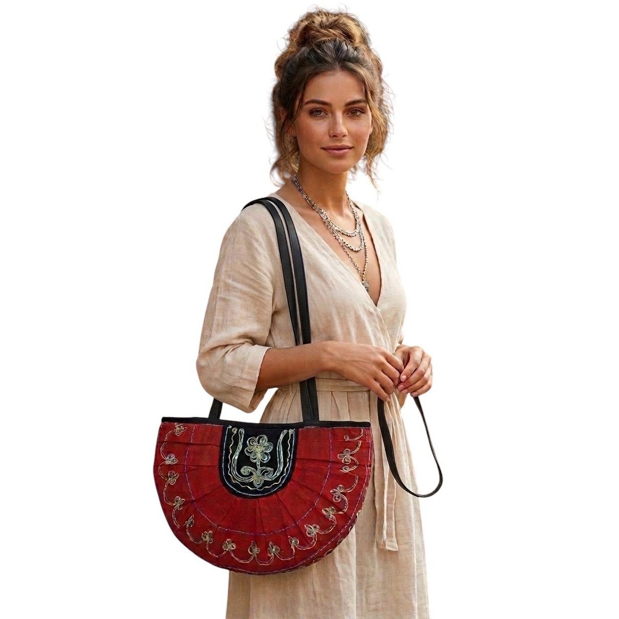 Other Artisan Cheppu bag Made in Nepal Size ONE SIZE - 1 Thumbnail