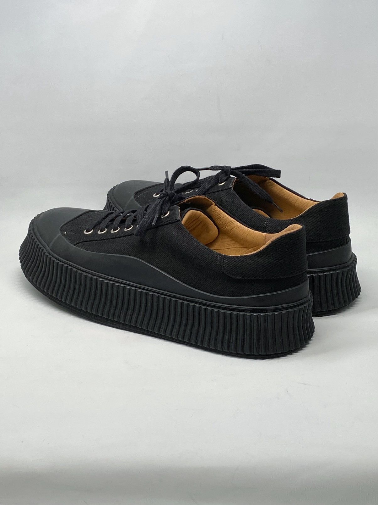 Jil Sander Jil Sander Canvas Low-Top Sneakers size 44/us size 11 Size US 11 / EU 44 - 9 Thumbnail