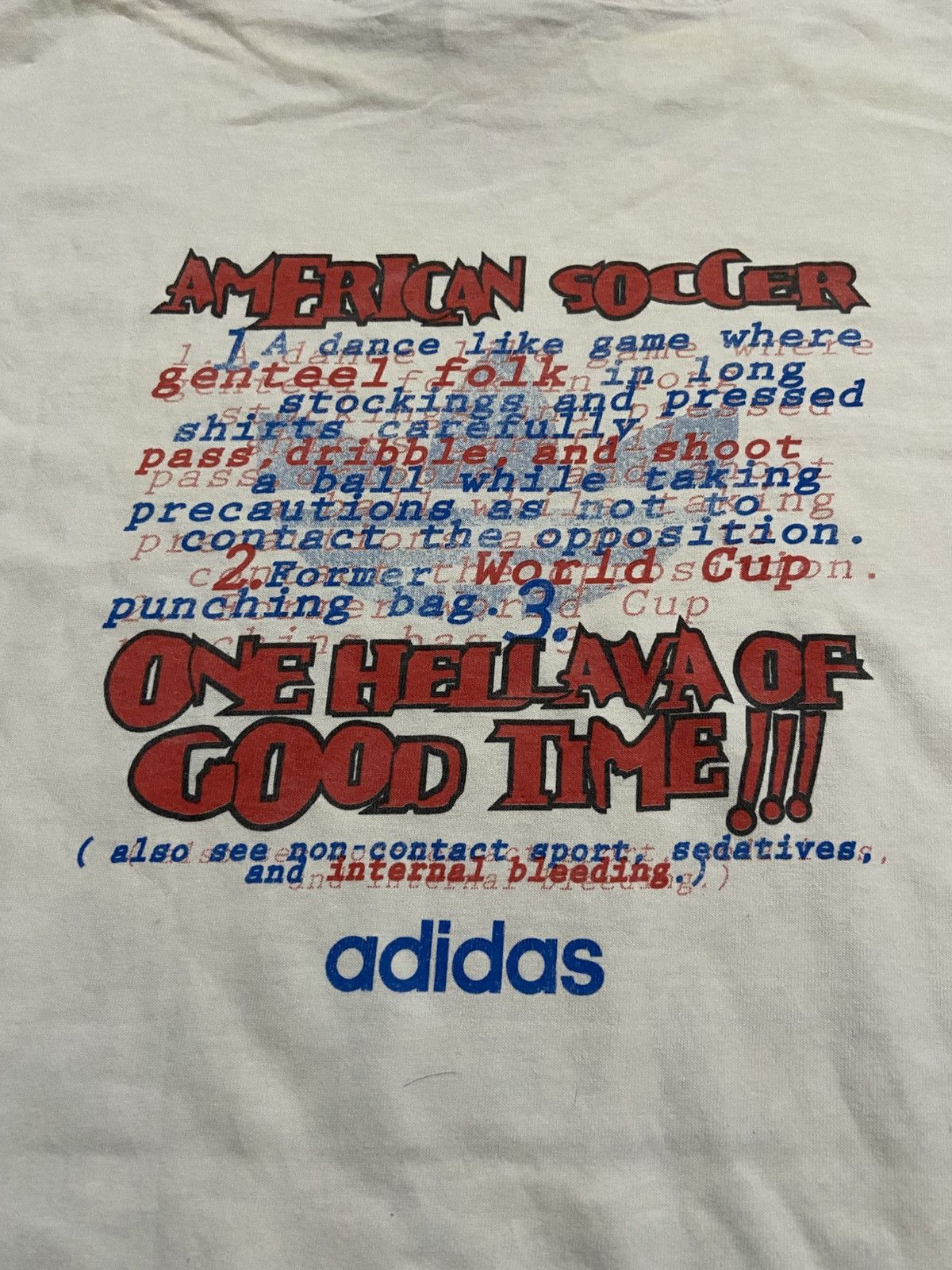 Adidas × Vintage Vintage Adidas Soccer Size US L / EU 52-54 / 3 - 5 Thumbnail