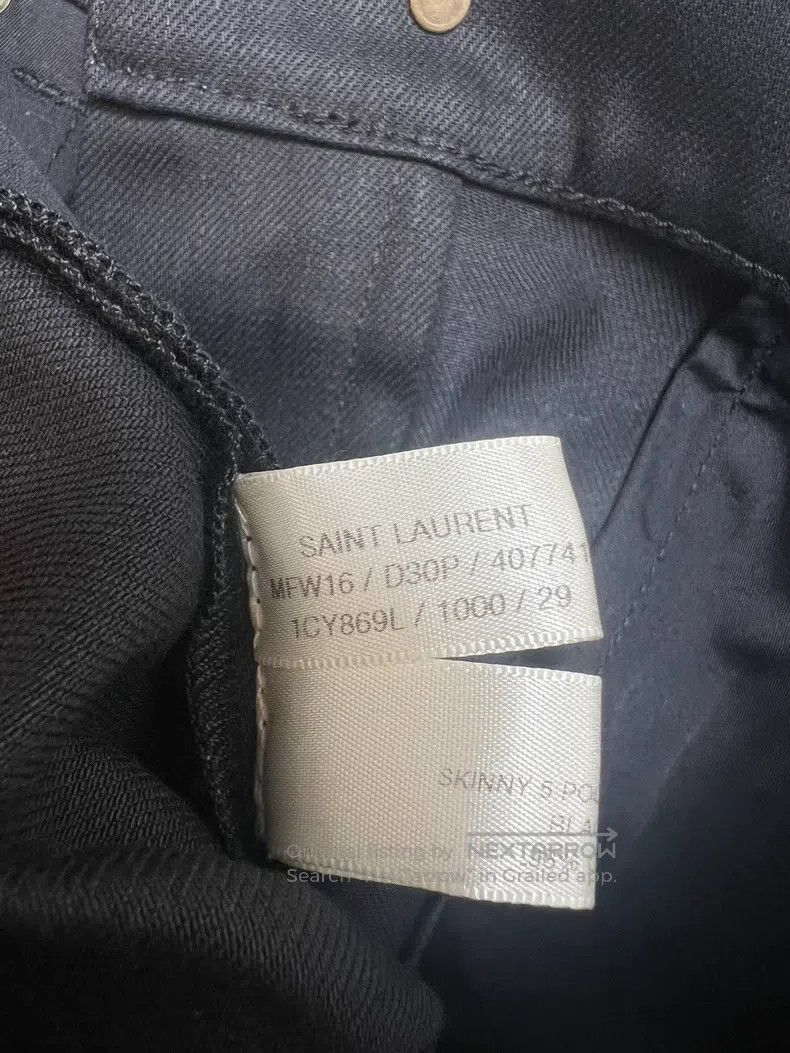 Saint Laurent Paris Saint Laurent Paris Black Basic Jeans Size US 29 - 7 Thumbnail