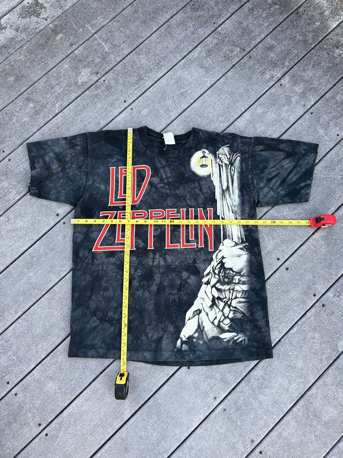 Led Zeppelin × Liquid Blue × Vintage Vintage Liquid Blue Led Zeppelin shirt Size US L / EU 52-54 / 3 - 4 Thumbnail
