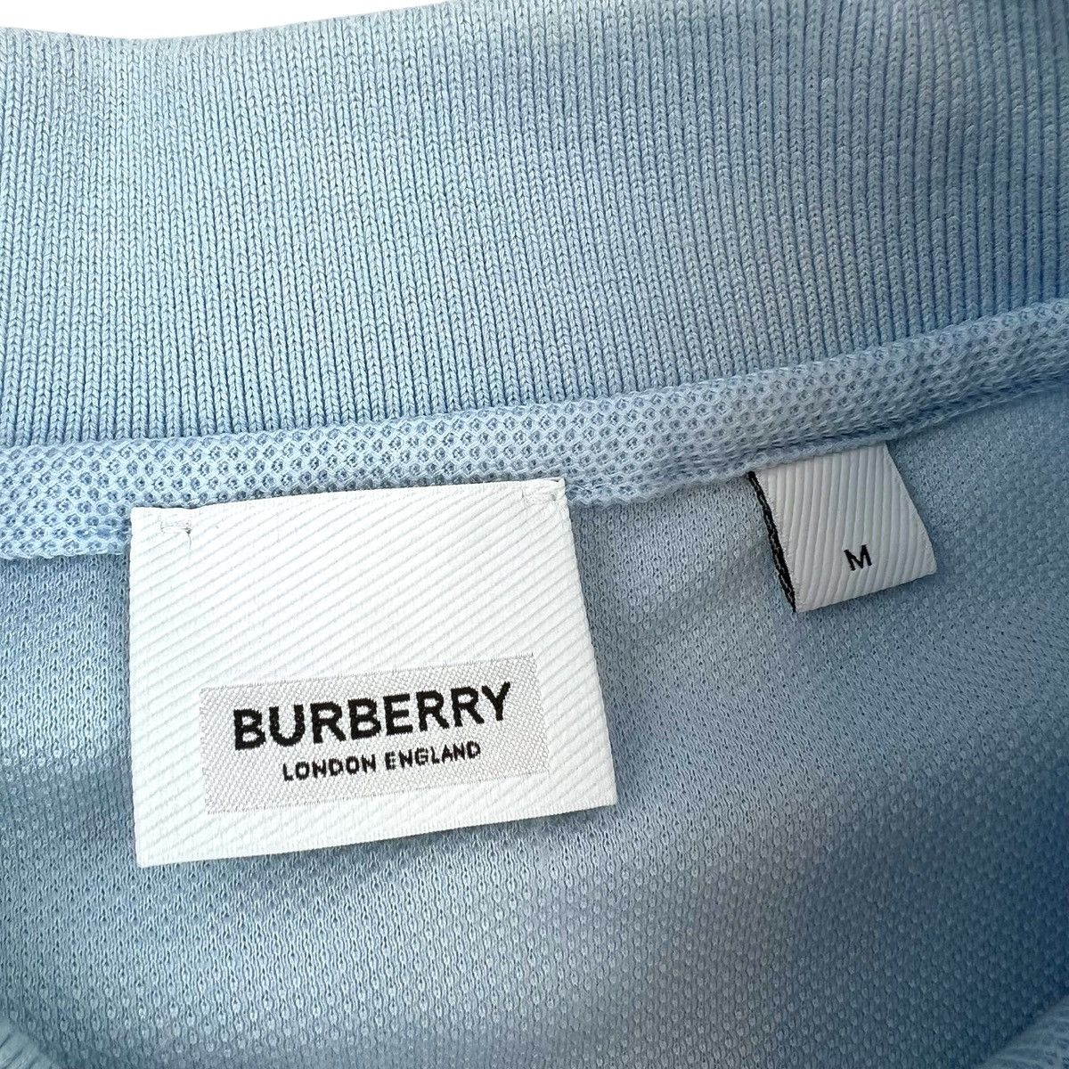 Burberry Burberry Baby Blue Polo Shirt Size US XL / EU 56 / 4 - 3 Thumbnail
