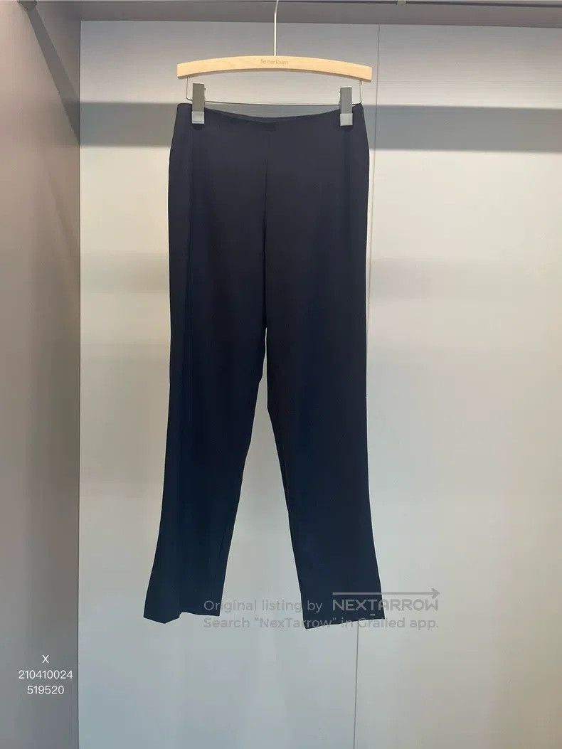 Brunello Cucinelli Brunello Cucinelli Navy Wool Trousers Size 26" / US 2 / IT 38 - 1 Thumbnail