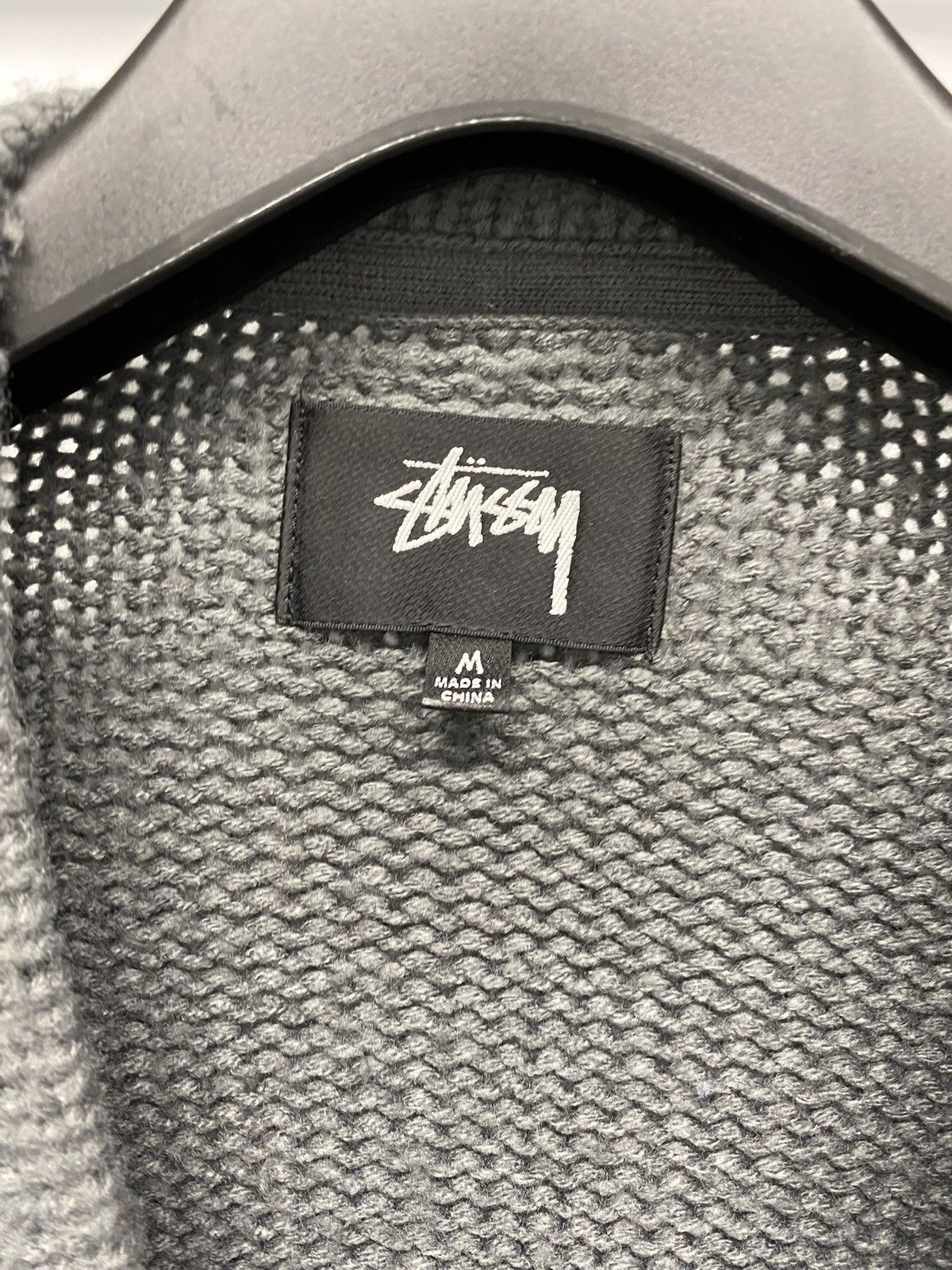 Stussy Stussy Shaggy Cardigan Grey - Medium Size US M / EU 48-50 / 2 - 3 Thumbnail