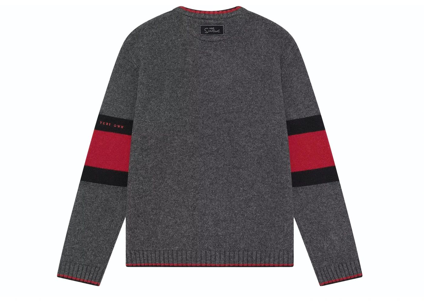 Drake OVO x The Simpsons Knit Sweater Charcoal Grey Size US S / EU 44-46 / 1 - 3 Thumbnail