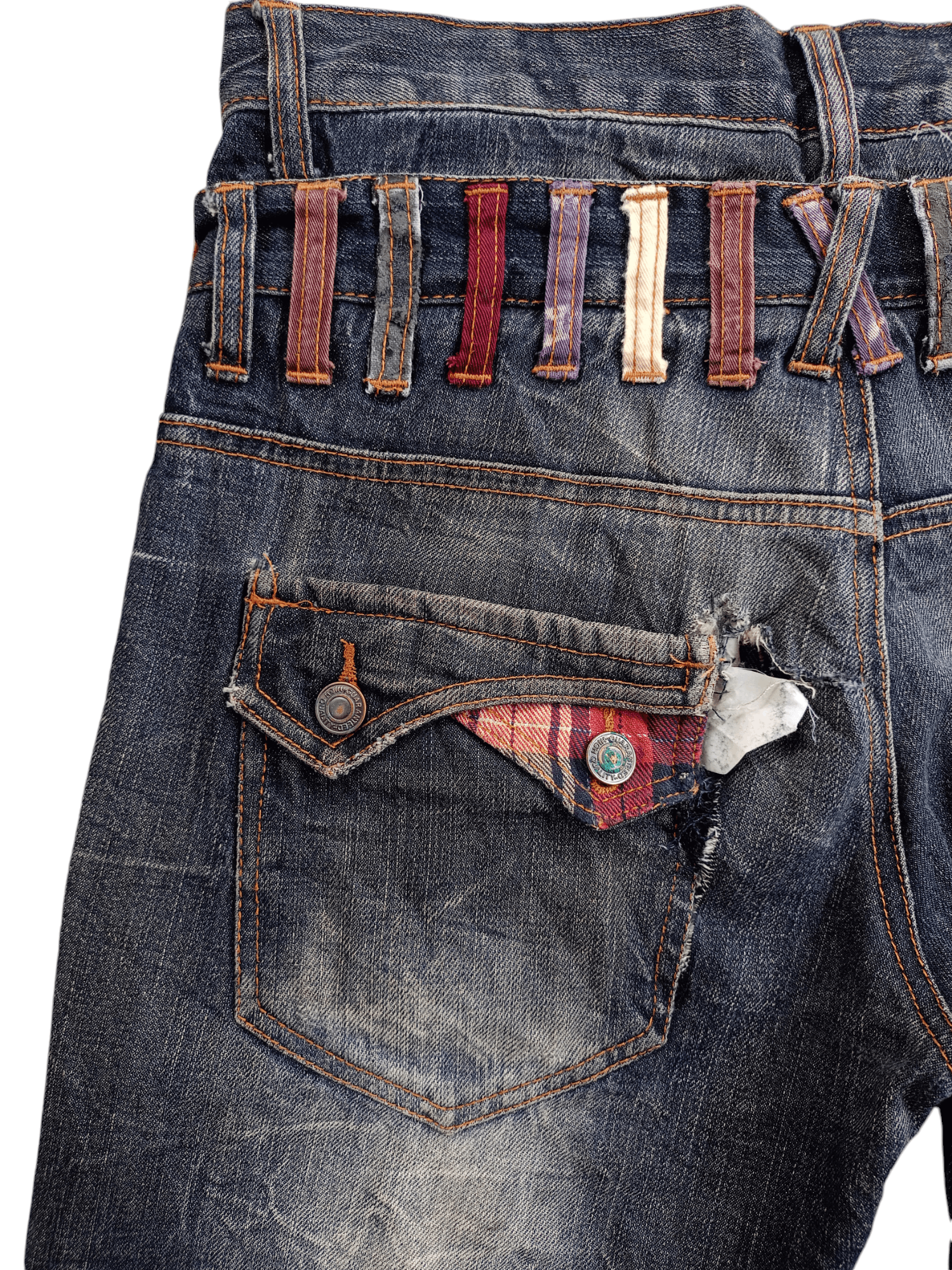 Japanese Brand × Vintage NYLAUS JEANS Japanese Brand Vintage Streetwear Denim Size US 32 / EU 48 - 22 Thumbnail