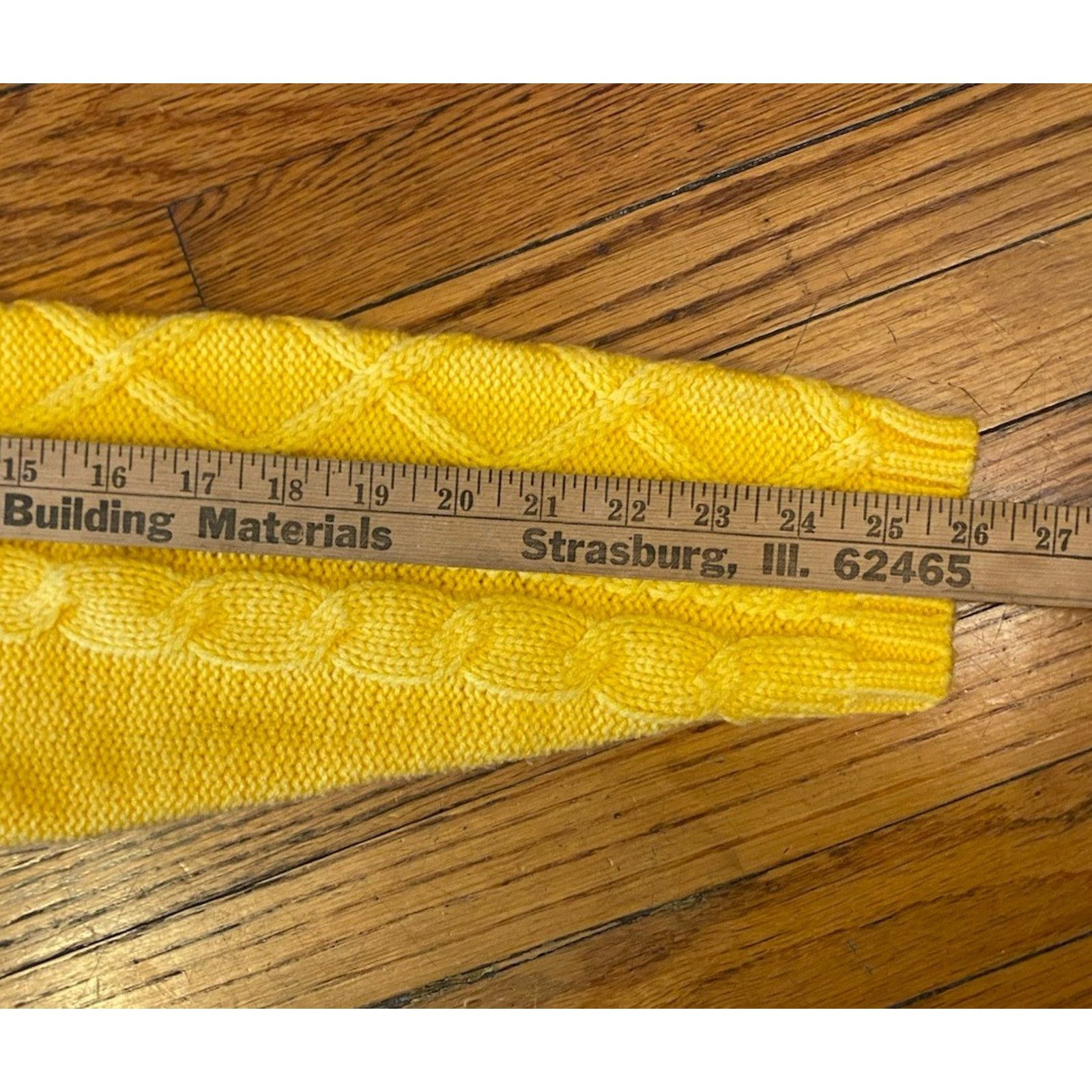 Vintage VTG Karen Scott Yellow Sweater Women’s M Shoulder Pads Size M / US 6-8 / IT 42-44 - 9 Thumbnail