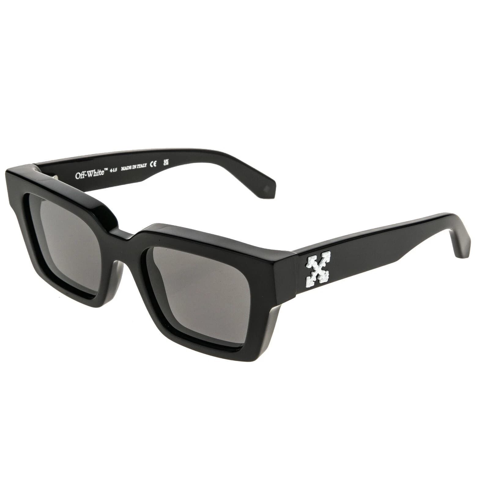 Off-White OFF-WHITE 008 OERI008 Black White Logo VIRGIL Sunglasses Size ONE SIZE - 4 Thumbnail