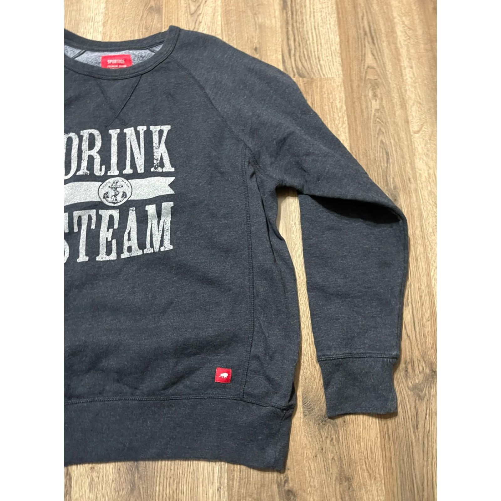 Vintage Sportiqe Shirt Womens Large Black Crew Neck Long Sleeve Shirt Size L / US 10 / IT 46 - 4 Thumbnail