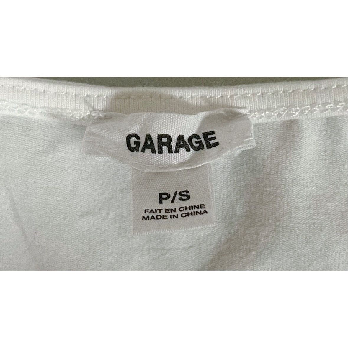 Garage Garage White Solid Square-Neck Shirt Top Blouse Tee Size S 🤍 Size S / US 4 / IT 40 - 4 Thumbnail