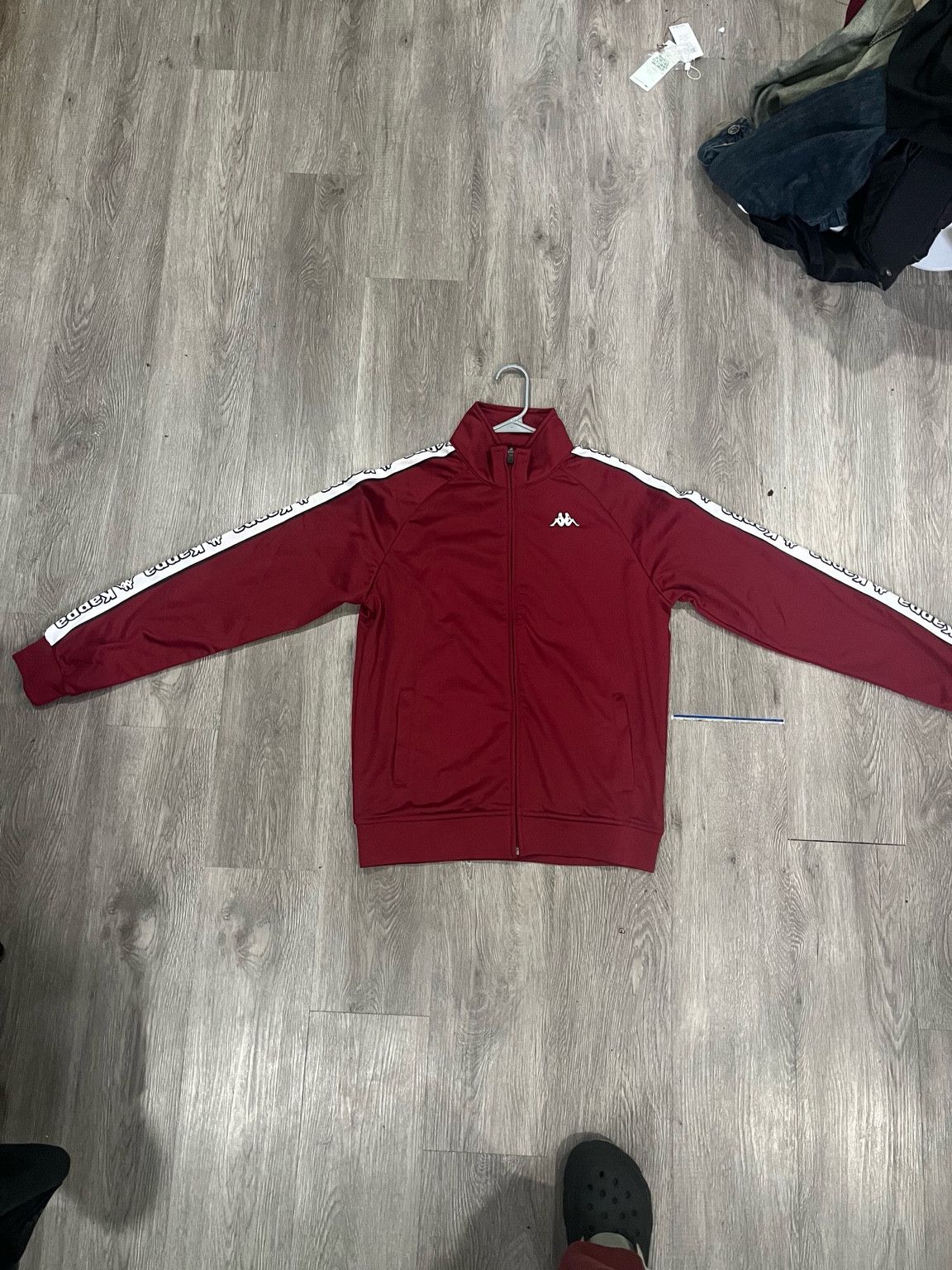 Rare Kappa Dark Red Zip Up