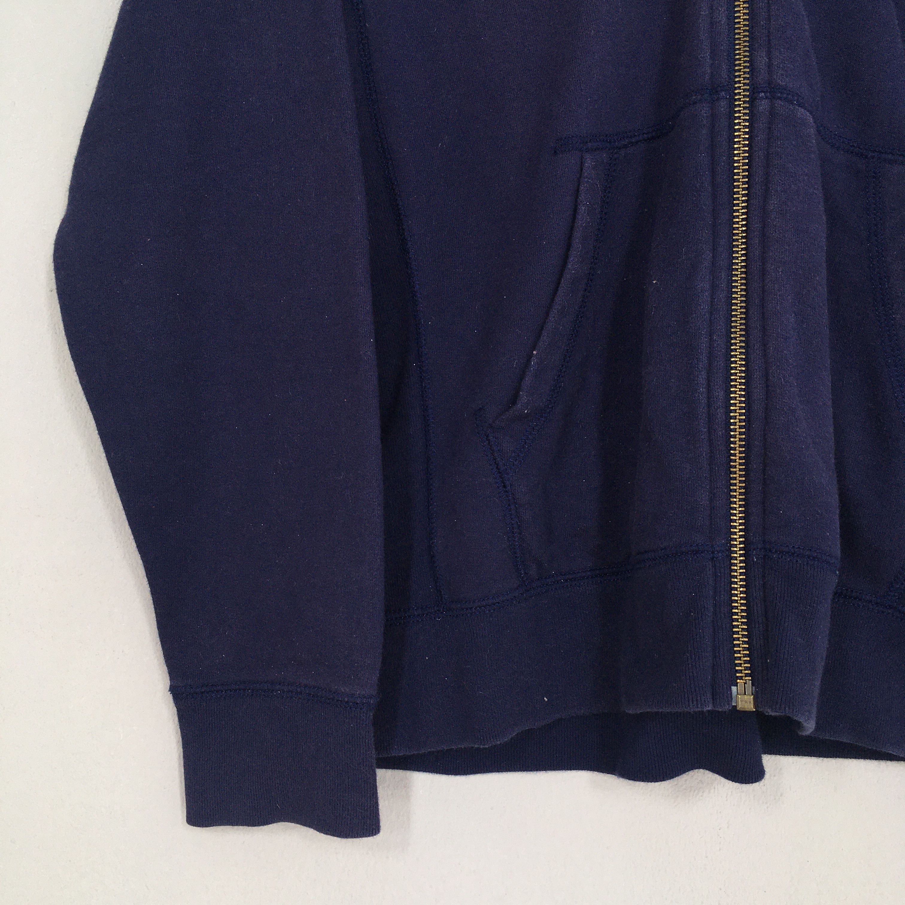 Polo Ralph Lauren × RRL Ralph Lauren × Ralph Lauren Sport Vintage Polo Ralph Lauren Blue Zipper Sweater Hoodies Small Size US S / EU 44-46 / 1 - 3 Thumbnail