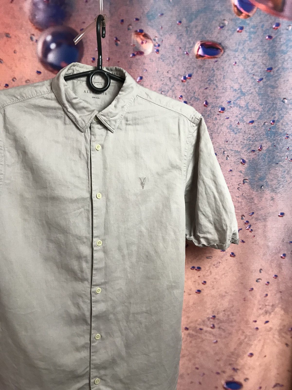Allsaints Allsaints luxury streetwear linen shirt Size US M / EU 48-50 / 2 - 1 Thumbnail