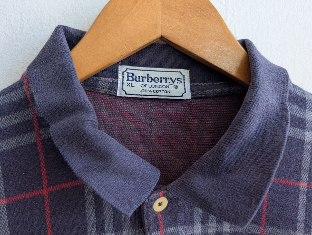 Burberry vintage BURBERRY nova check long sleeve t shirts Size US XL / EU 56 / 4 - 5 Thumbnail