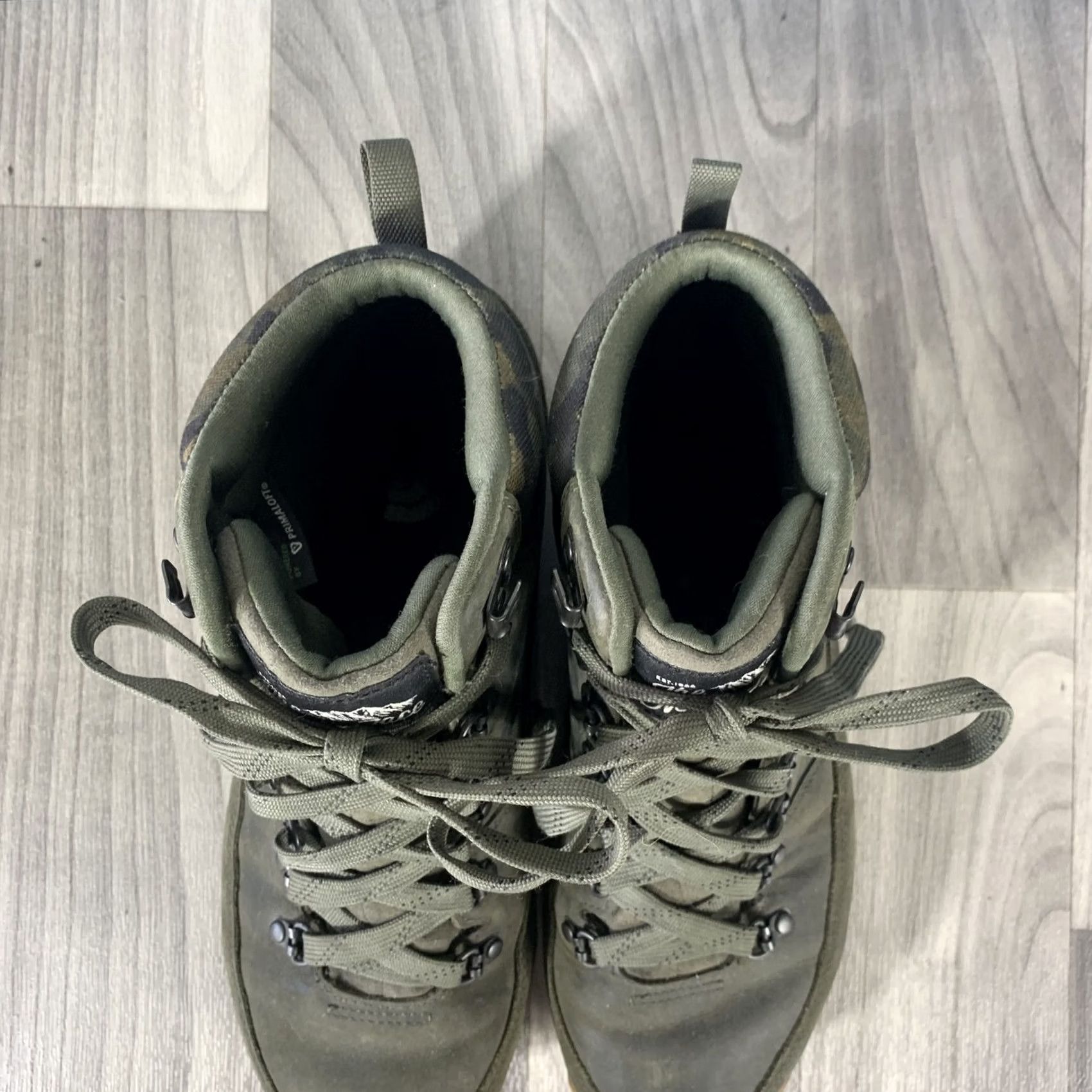 The North Face The North Face Green Leather Lace Up Hiking Work Casual Boots Men's US 9.5 Size US 9 / EU 42 - 4 Thumbnail