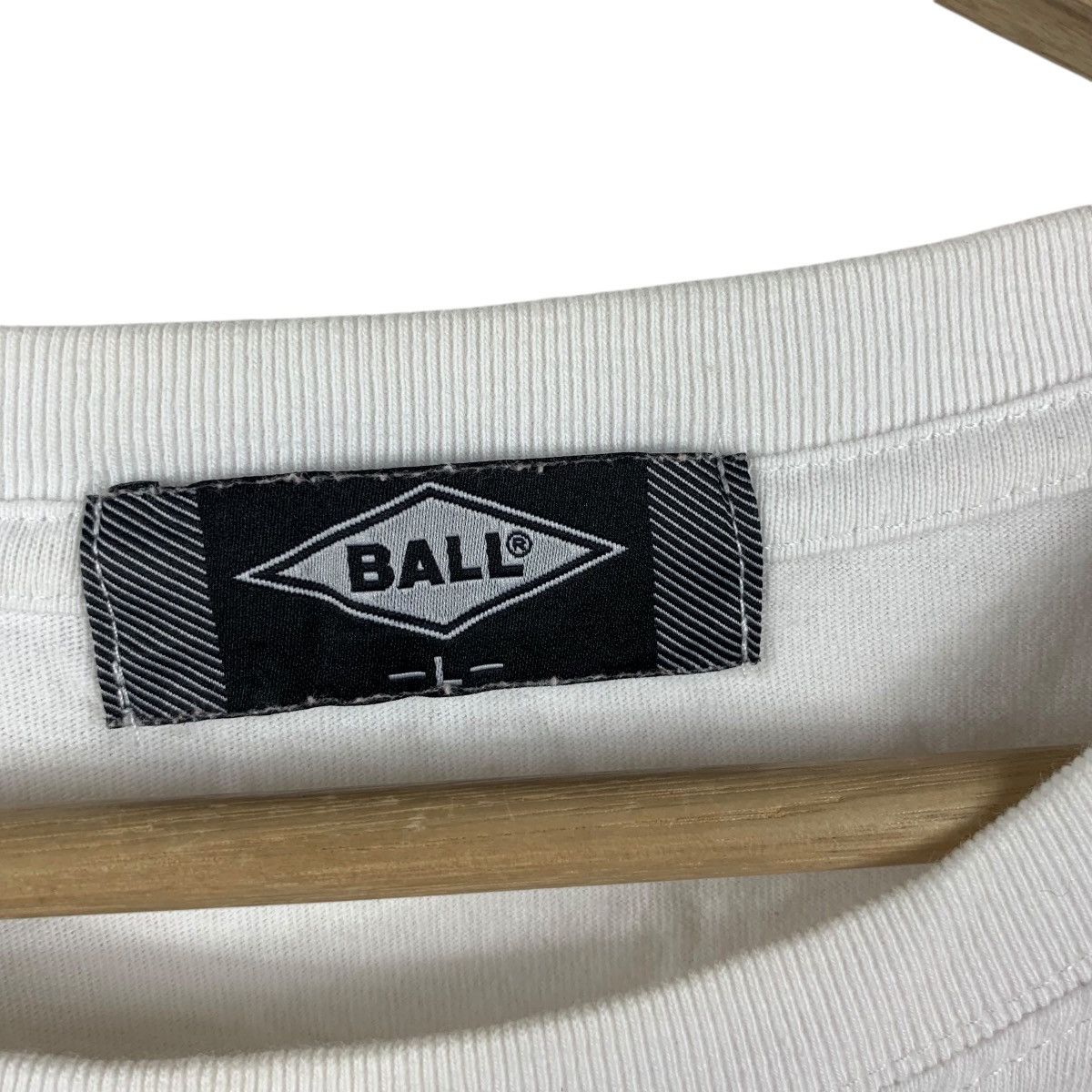 Vintage RIMINI ITALIA x BALL Regular Fitting Collaboration Tee Shirt Size US L / EU 52-54 / 3 - 8 Thumbnail