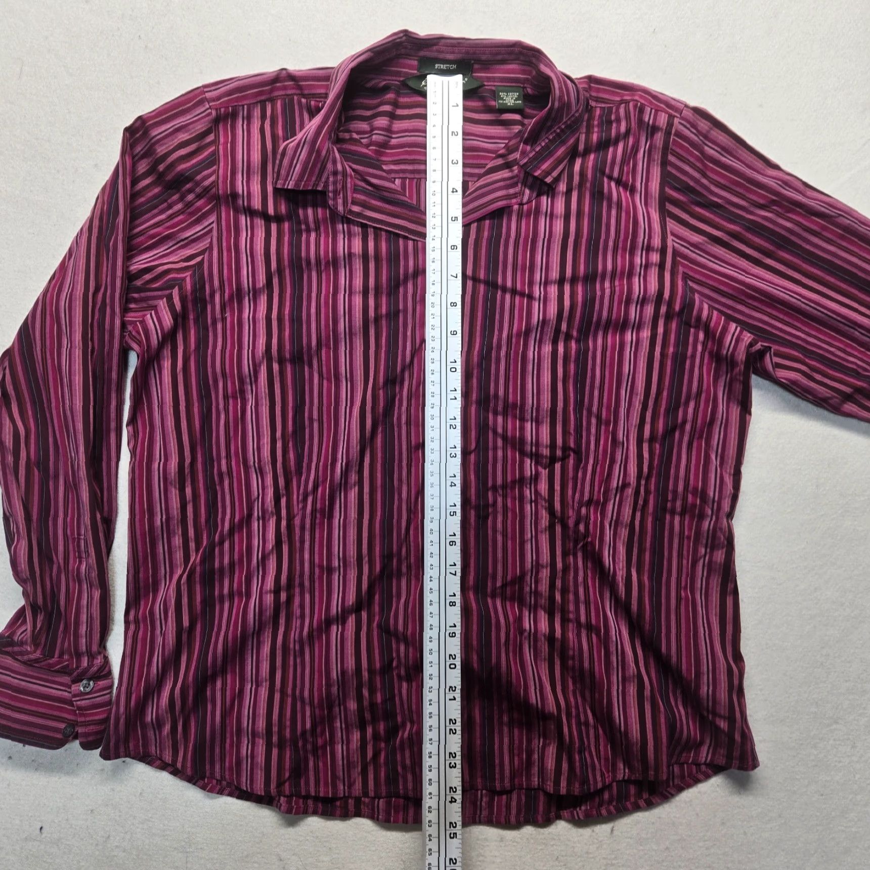 Eddie Bauer VINTAGE Eddie Bauer Purple Striped Button-Up Long Sleeve Shirt Adult Womens XL Size XL / US 12-14 / IT 48-50 - 6 Thumbnail