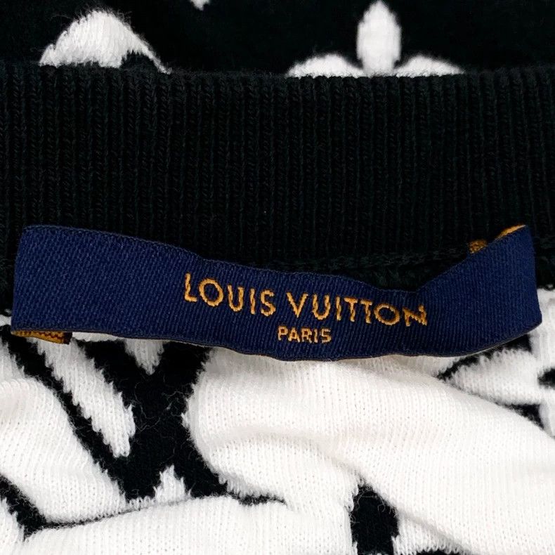 Louis Vuitton Louis Vuitton Cotton crewneck long-sleeve sweatshirt with Size US L / EU 52-54 / 3 - 5 Thumbnail
