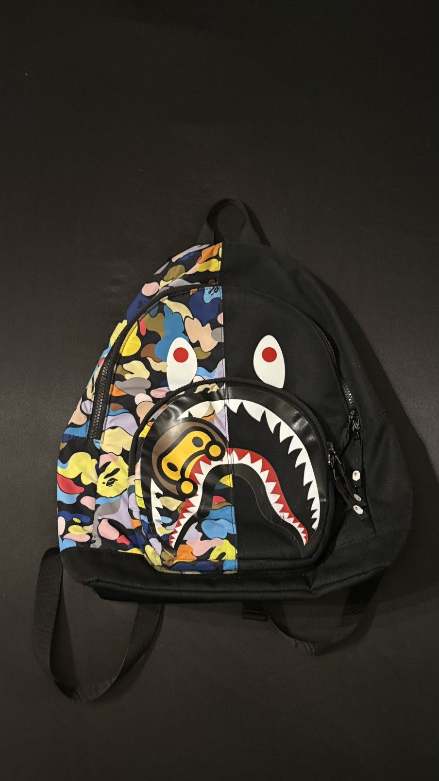 Bape × MCM MCM x BAPE Shark Stark Backpack | Grailed
