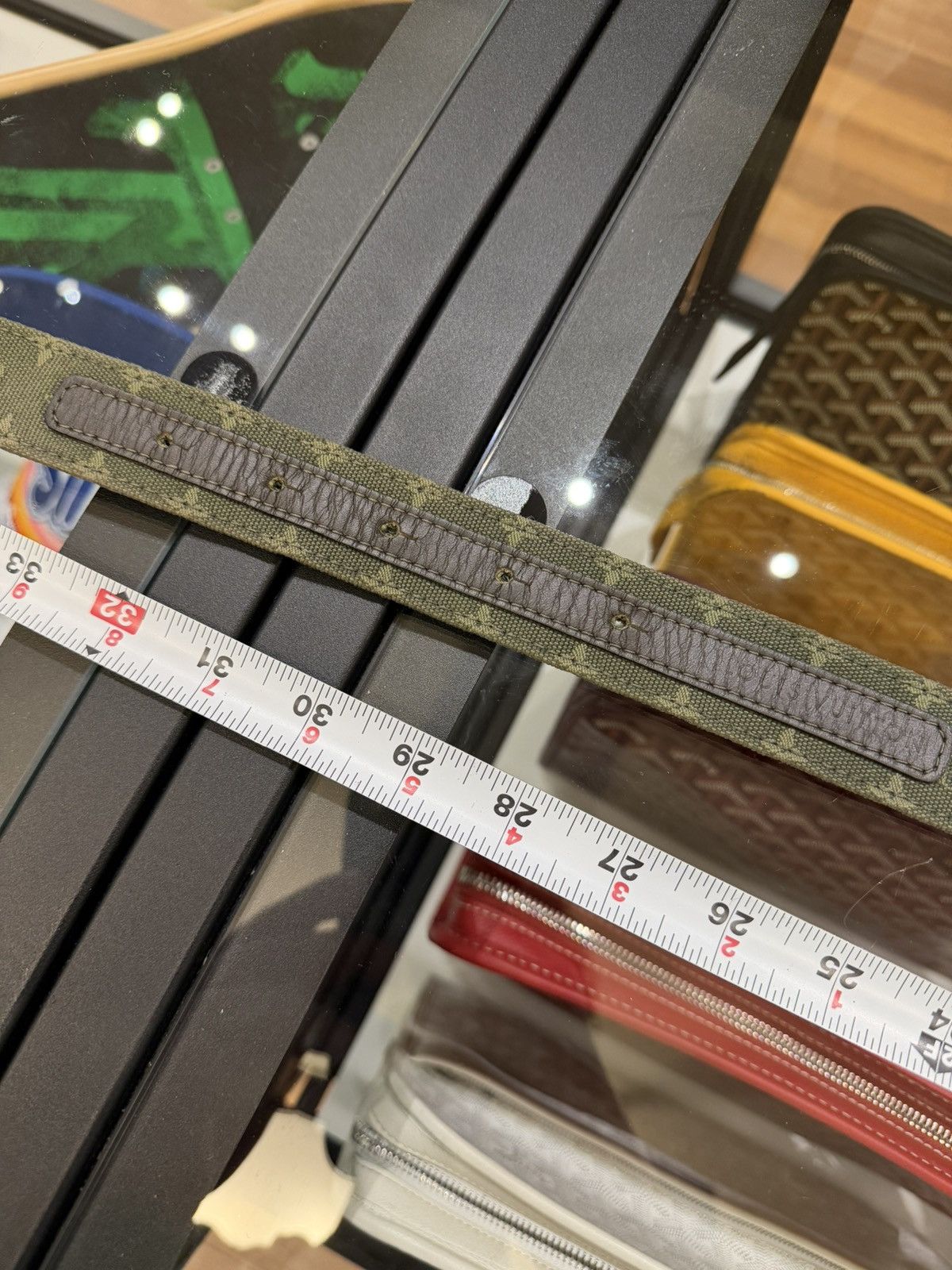 Louis Vuitton Louis Vuitton Canvas Monogram Belt - Green Size 32 - 5 Thumbnail