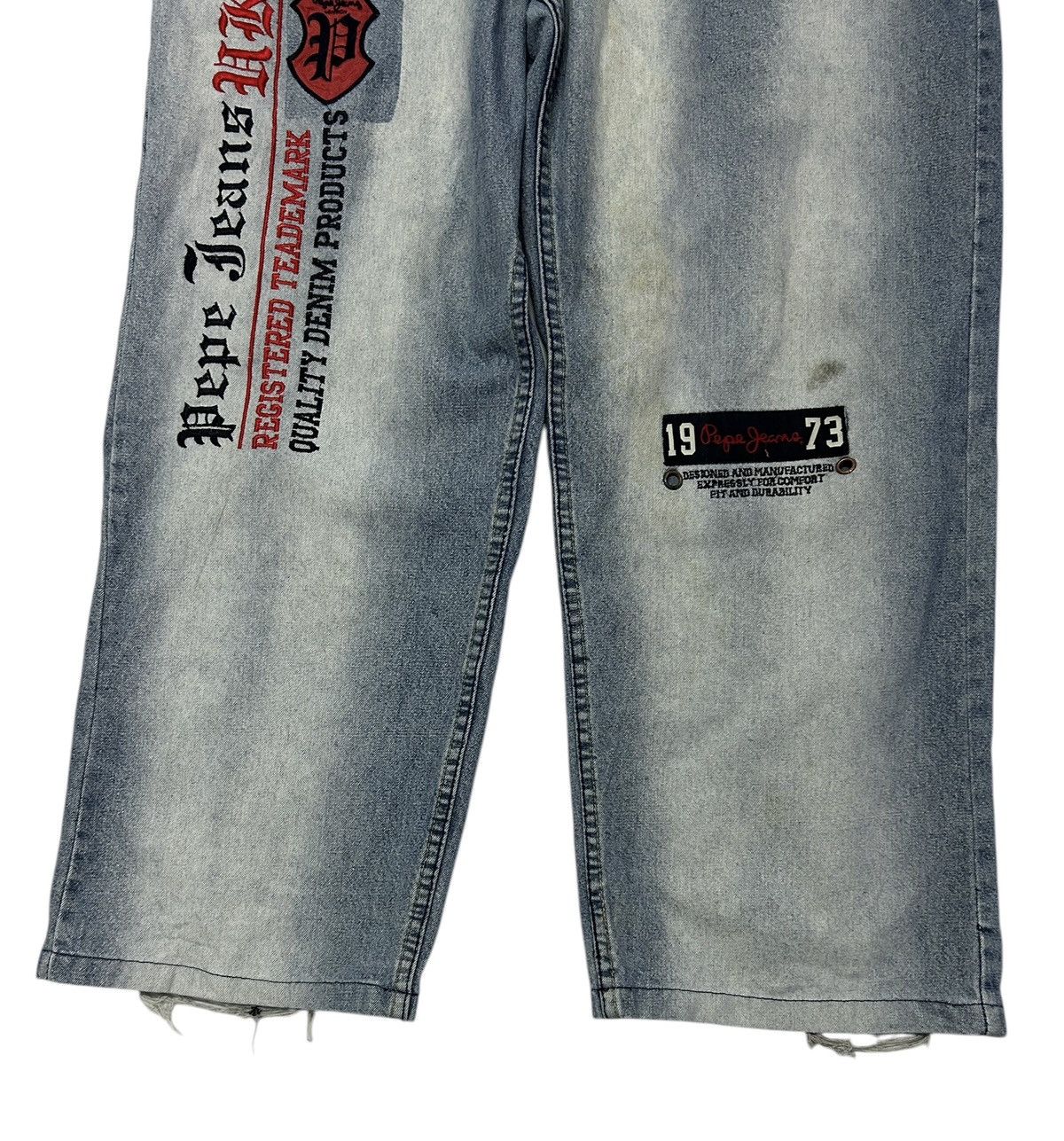 Pepe Jeans × Vintage 🔥 PEPE JEANS UK Embroidery Logo Size US 38 / EU 54 - 7 Thumbnail