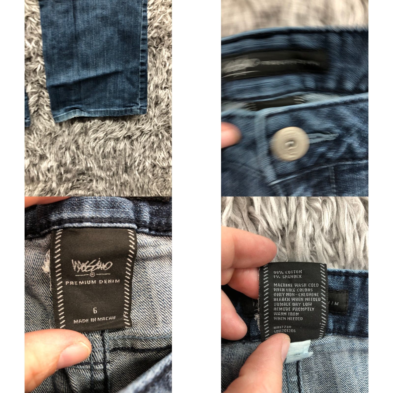 Mossimo Mossimo Jeans Bootcut Denim Size 6 Womens Mid Rise Dark Wash Blue Size 28" / US 6 / IT 42 - 8 Thumbnail