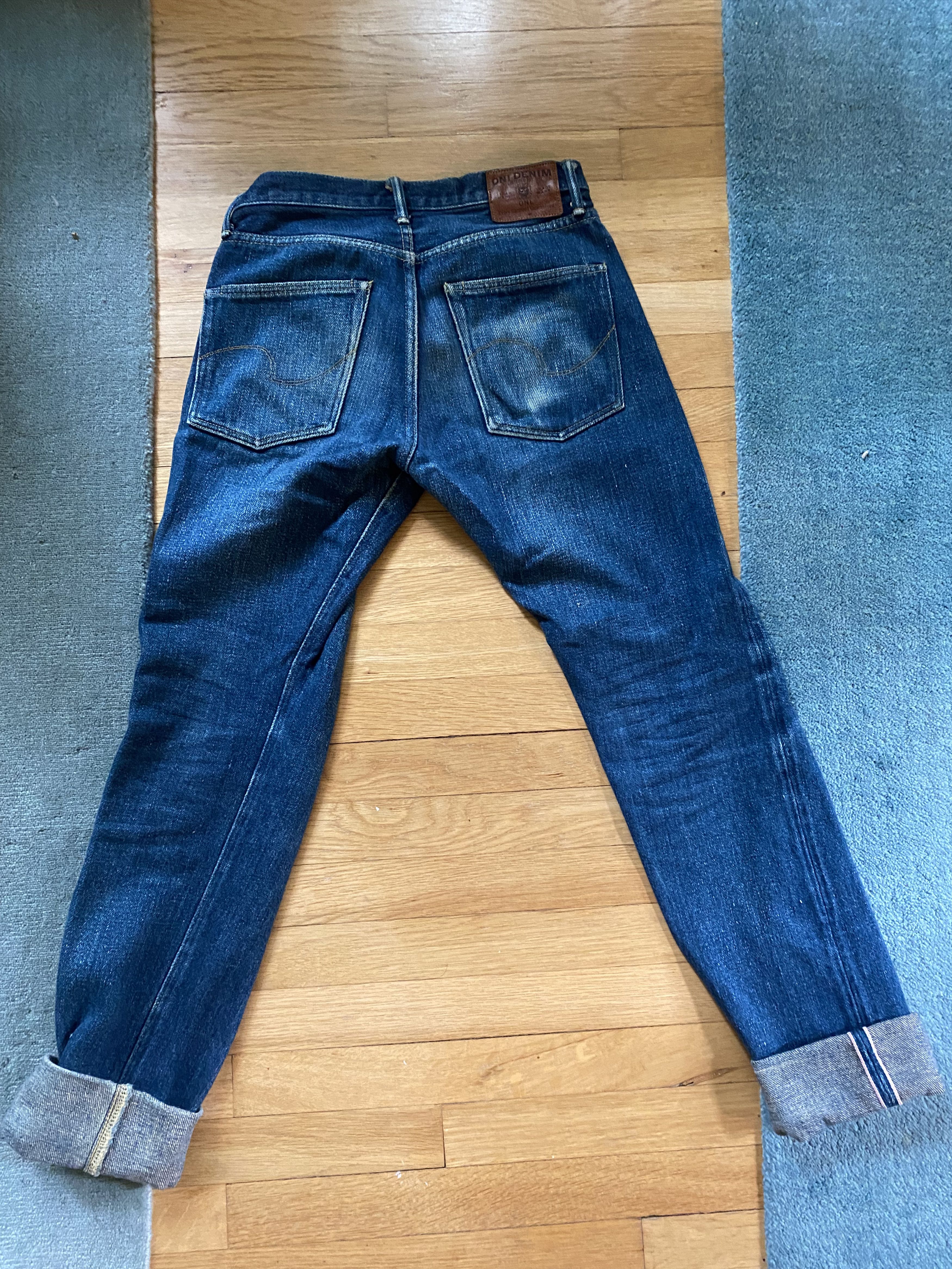 Oni "Secret Denim" 20oz Selvedge Denim, size 29, (Straight Fit) Size US 29 - 8 Thumbnail