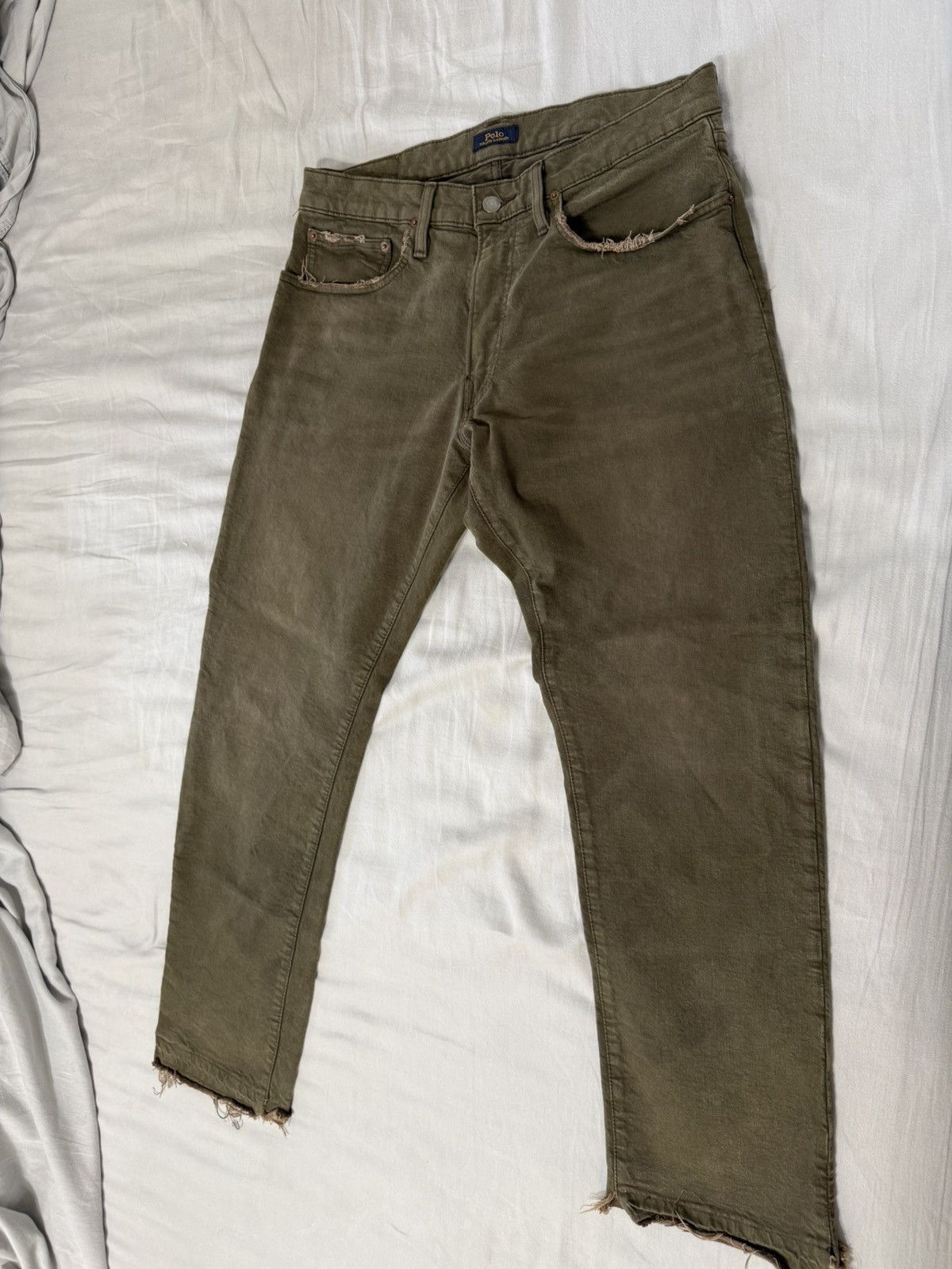 Polo Ralph Lauren Polo Ralph Lauren Hampton Relaxed Straight Olive green 32/30 Size US 32 / EU 48 - 1 Thumbnail