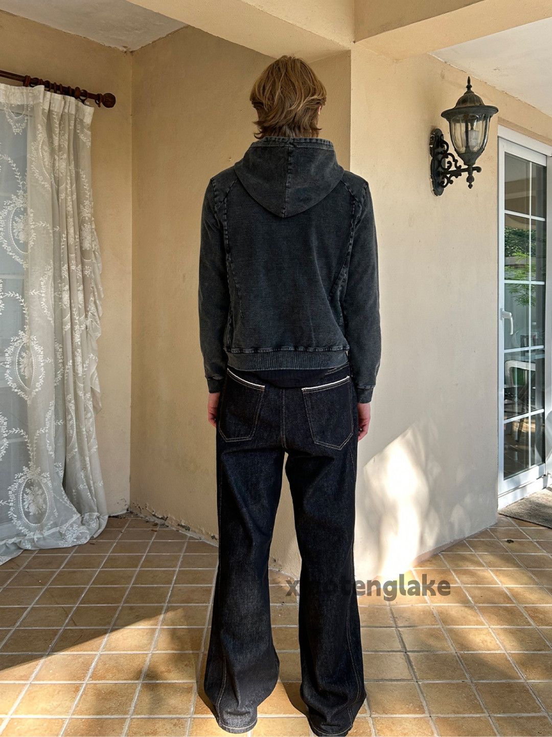 Vintage Unisex washed faded loose punk grunge hoodie Size US XL / EU 56 / 4 - 5 Thumbnail