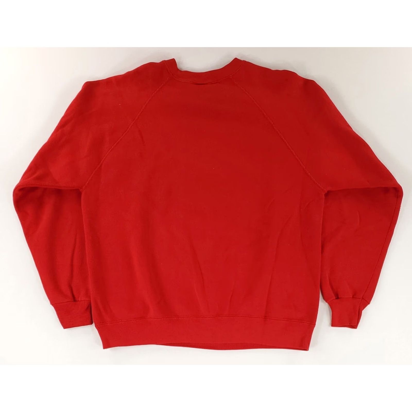 Tultex VINTAGE Disney Mickey Mouse Sweatshirt Tultex Velva Sheen Made USA Mens L Red 90s Pullover Size US L / EU 52-54 / 3 - 6 Thumbnail