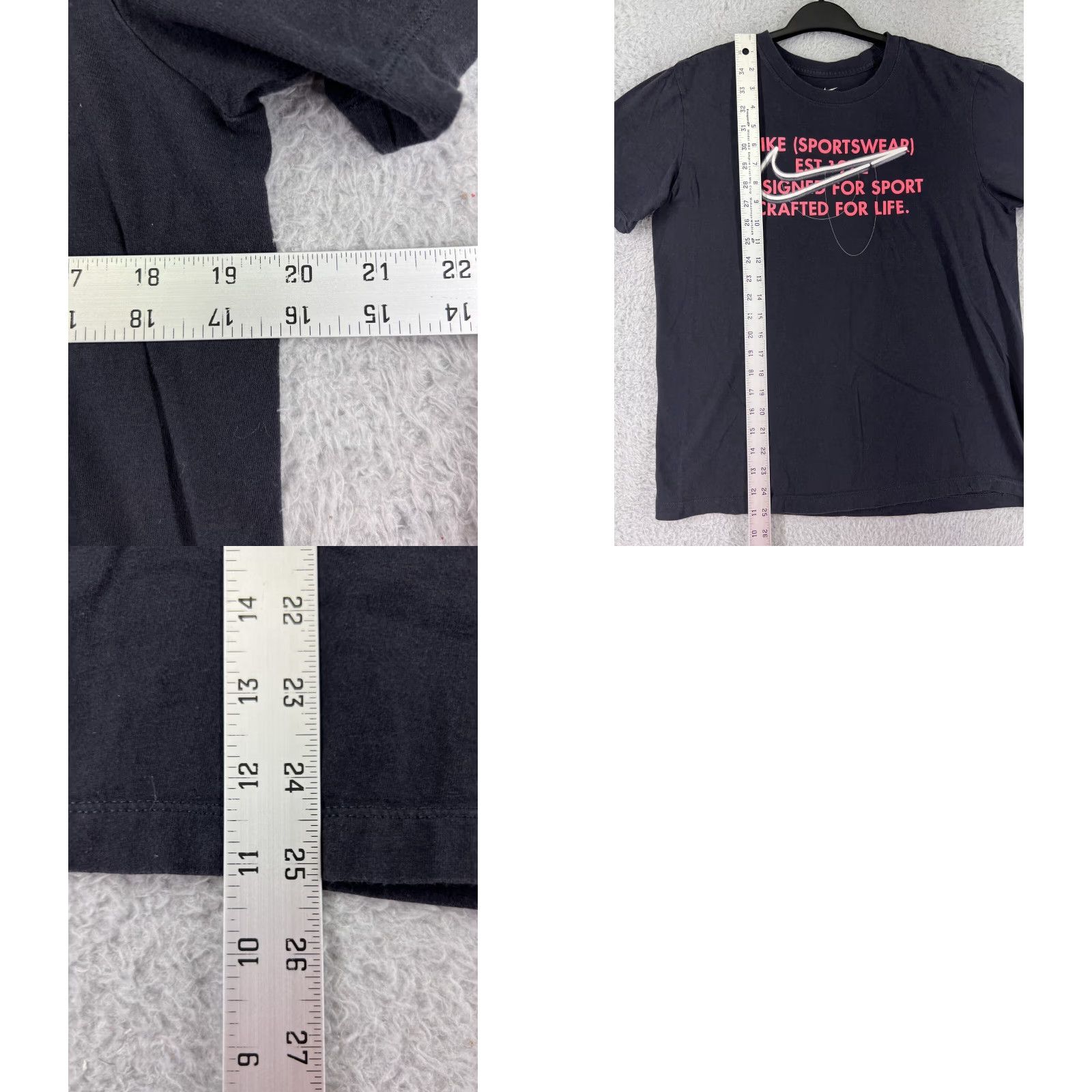 Nike Nike Dri-FIT Shirt Mens M Black Logo Sports Retro Outdoors Size US M / EU 48-50 / 2 - 9 Thumbnail