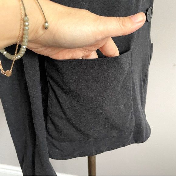 Weekend Max Mara Weekend Max Mara Black Lightweight Jersey Blazer 🇵🇹 Size M / US 6-8 / IT 42-44 - 5 Thumbnail