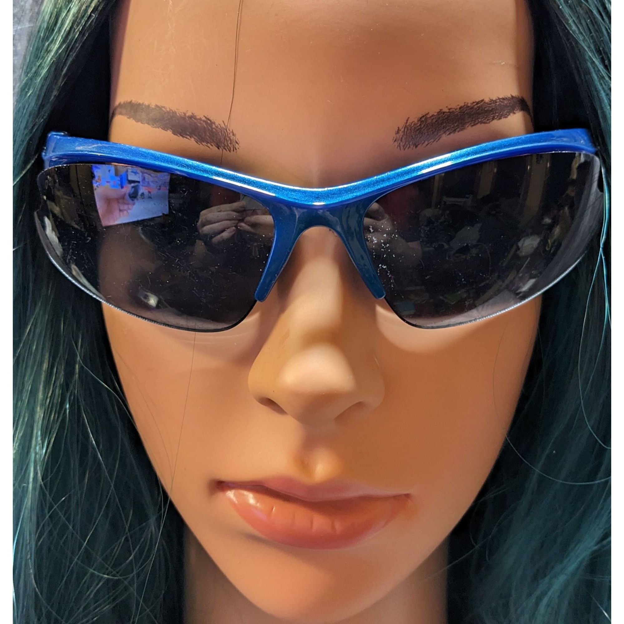 Other Piranha Blue Metallic Classic Sporty Sunglasses Size ONE SIZE - 5 Thumbnail