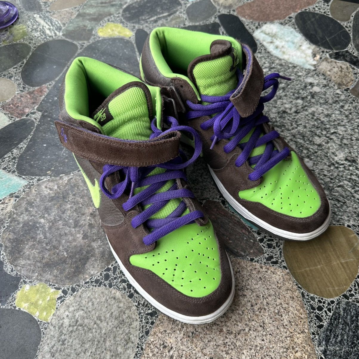 Nike Nike sb “Donatello” mid 2008 Size US 12 / EU 45 - 3 Thumbnail