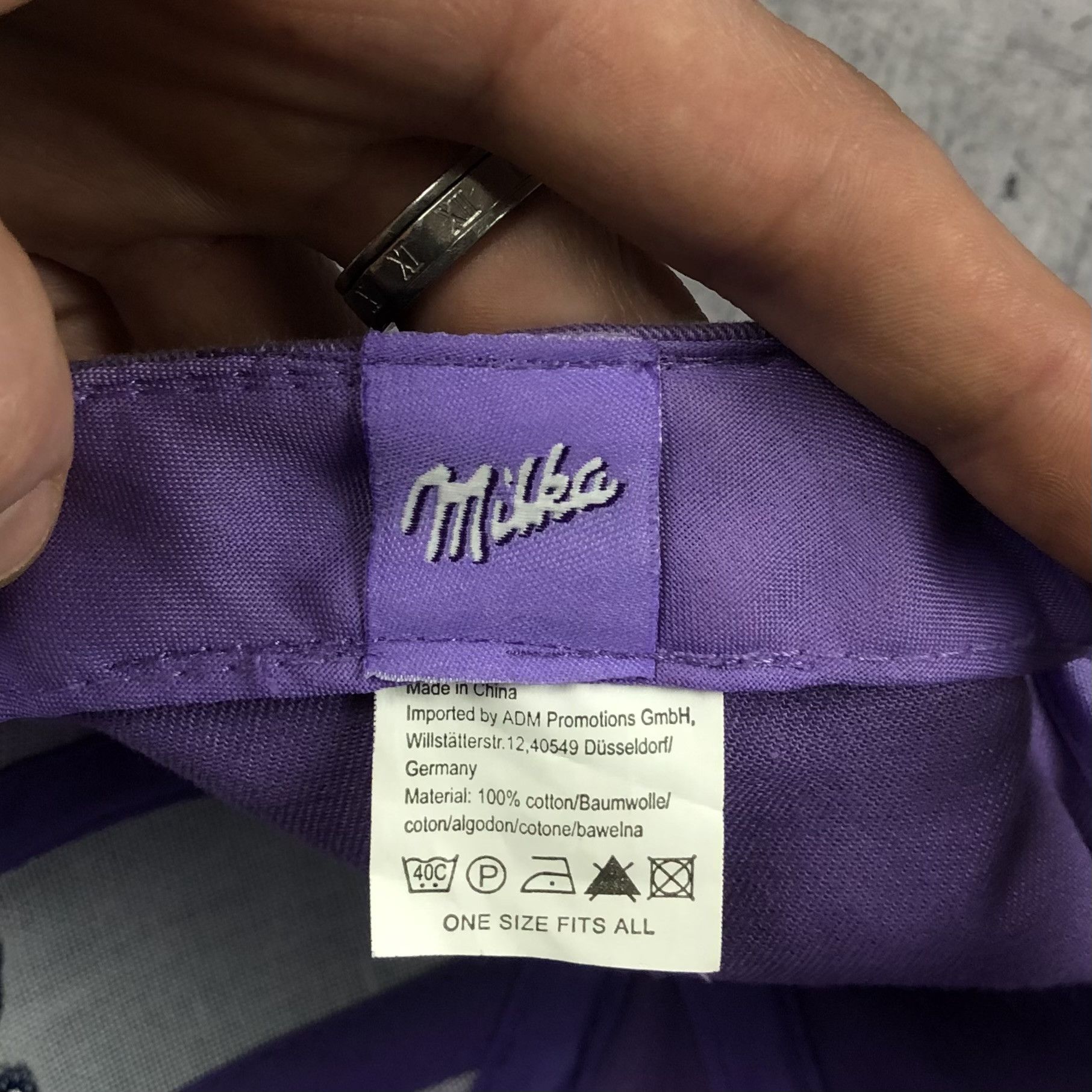 Vintage Y2K Milka MILFA M-Joy Chocolate Cap Size ONE SIZE - 8 Thumbnail