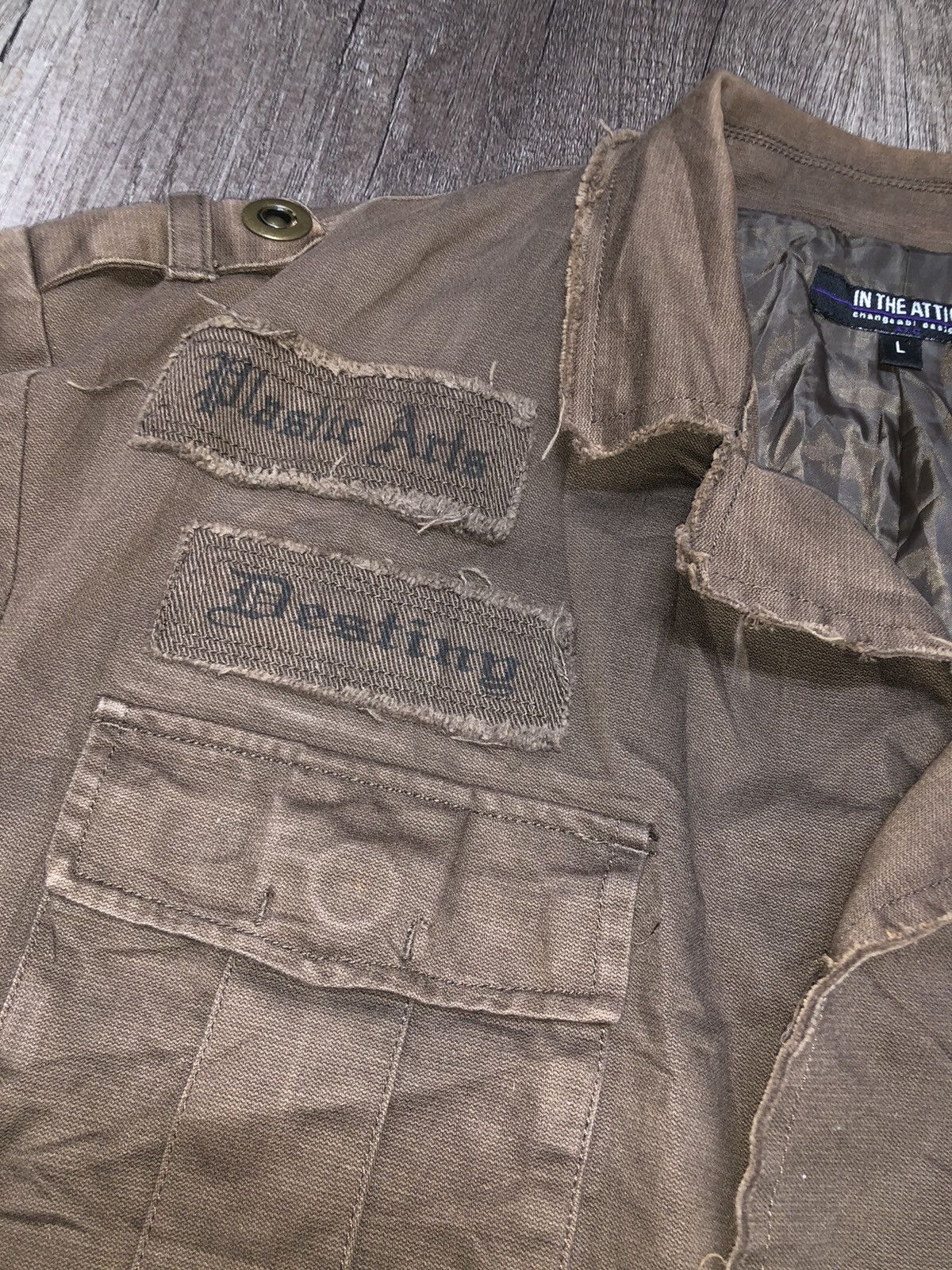 In The Attic × Vintage In The Attic Punk Jacket Japanese Brand Size 40L - 10 Thumbnail