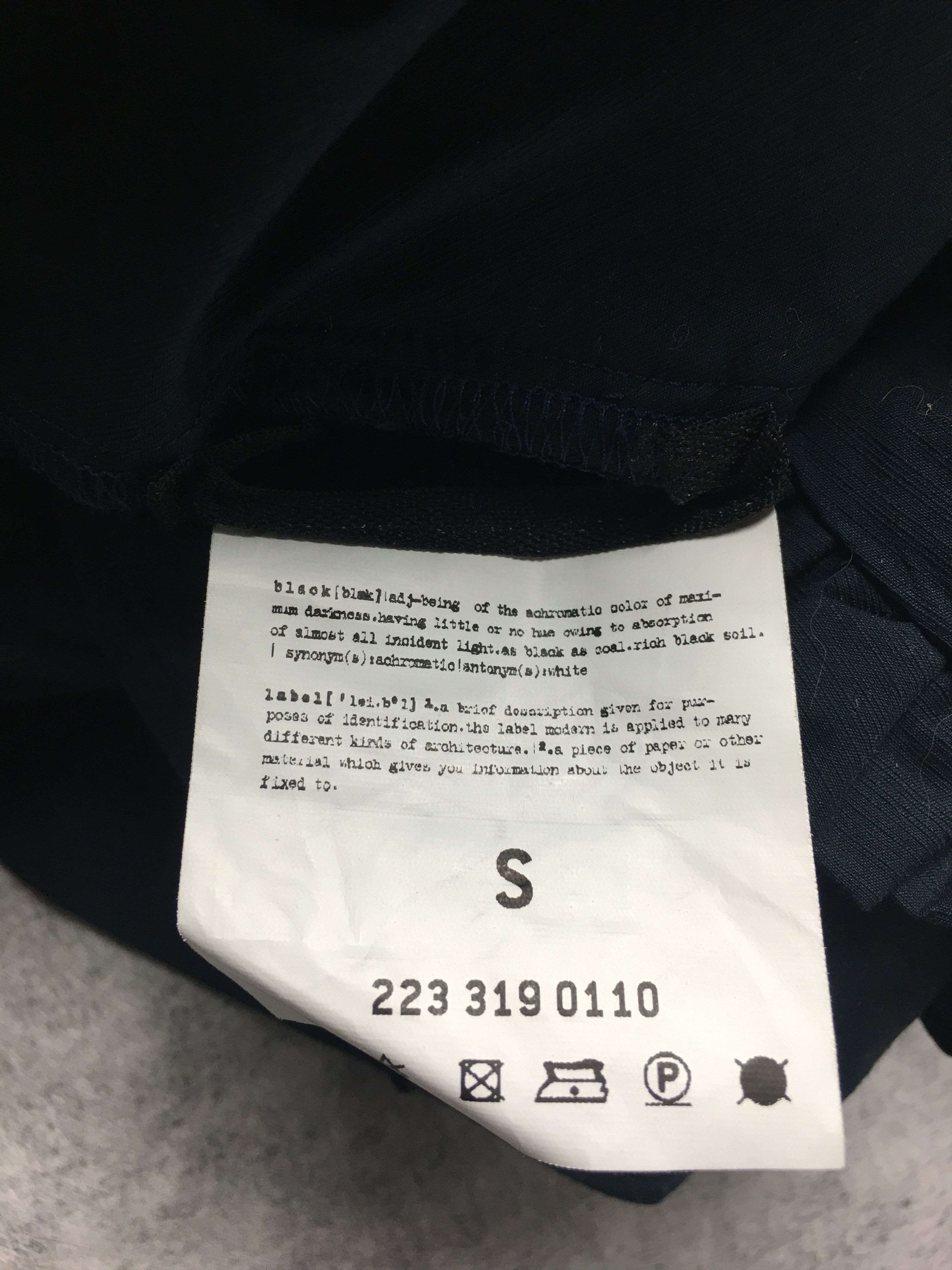 Rundholz Rundholz Black Label Drop Crotch Navy Avant-garde Pants Sz S Size 26" / US 2 / IT 38 - 7 Thumbnail